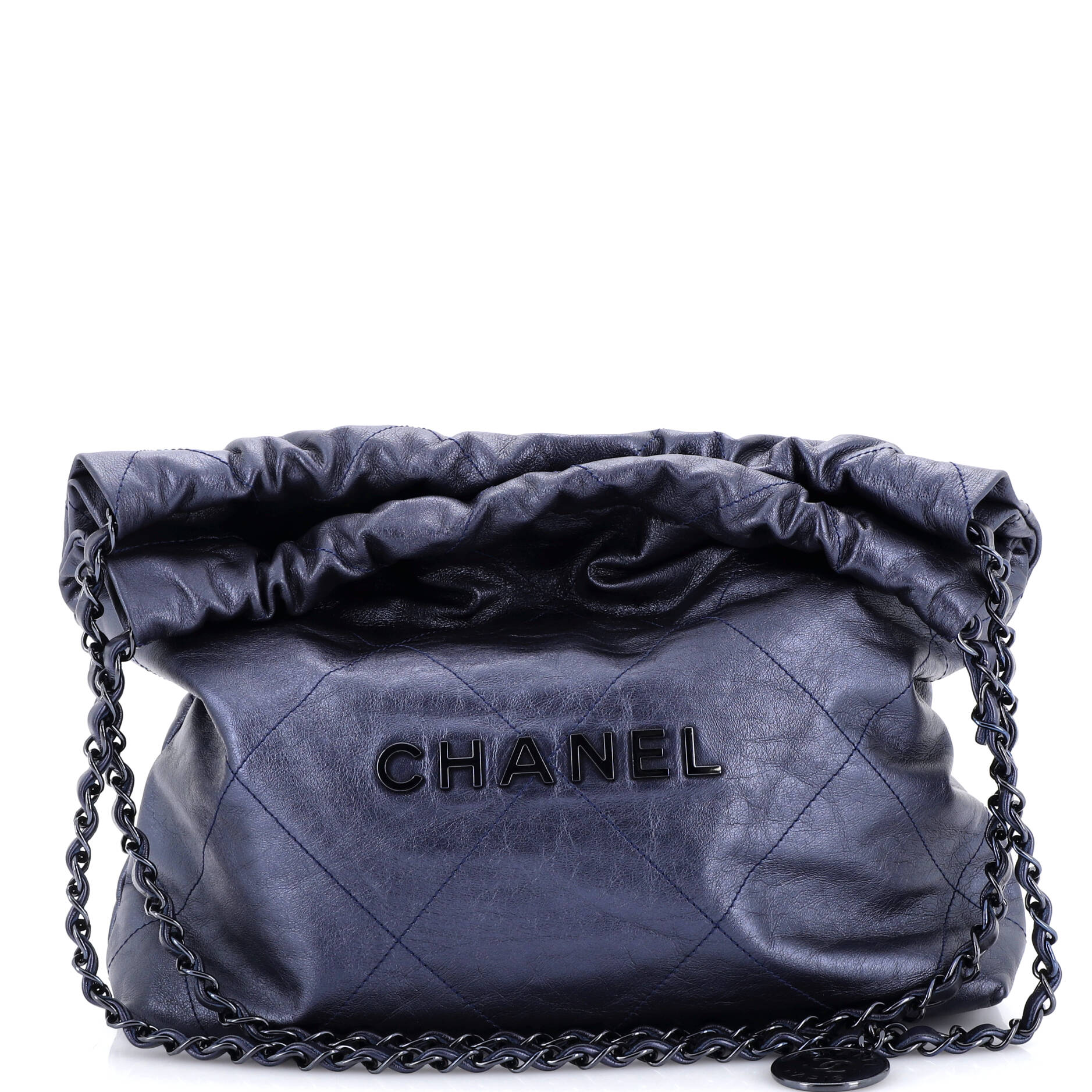22 Chain Hobo Quilted Calfskin Small