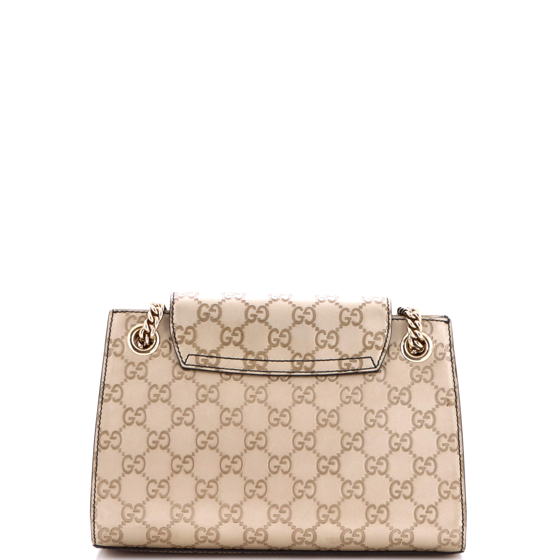 Emily Chain Flap Shoulder Bag Guccissima Leather Small
