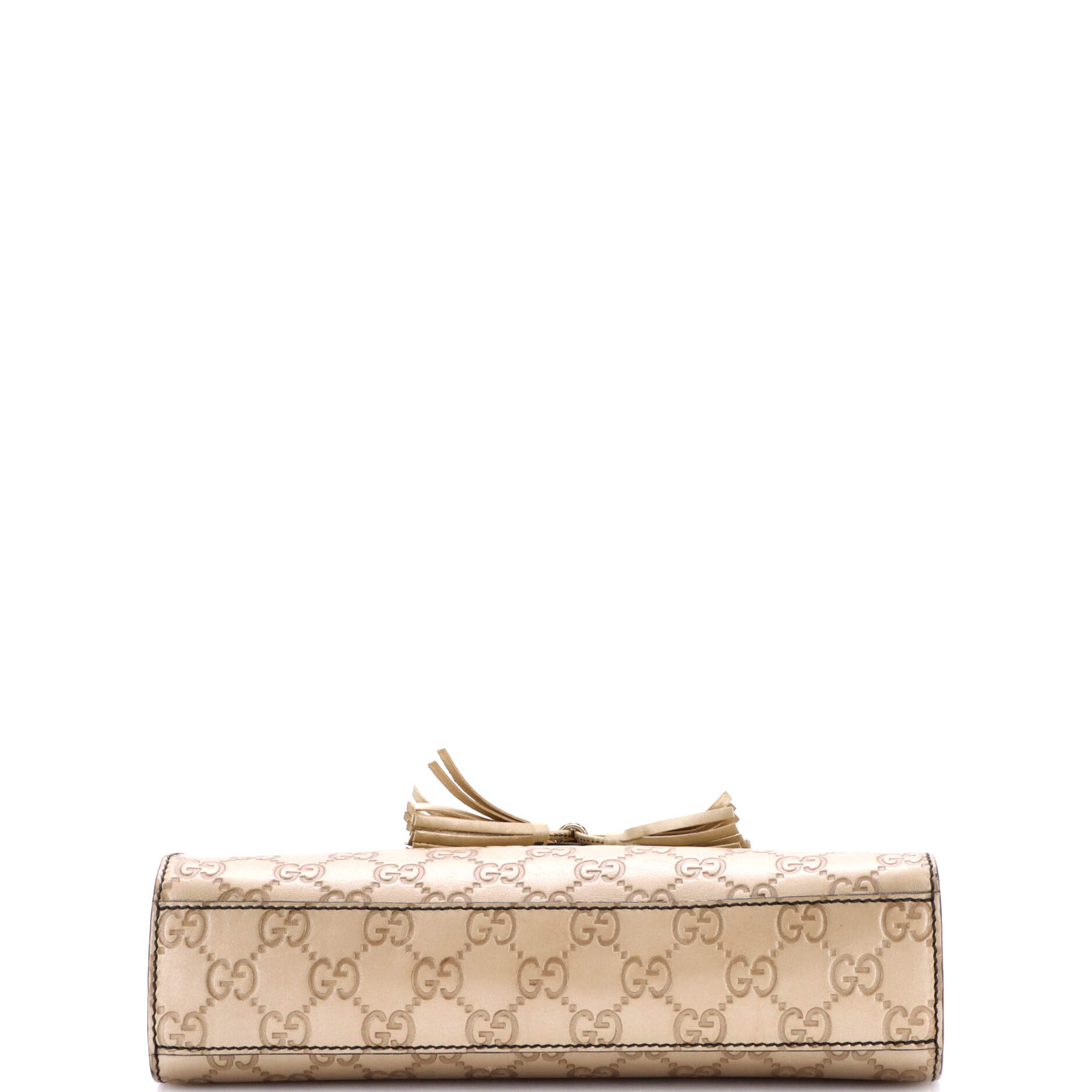 Emily Chain Flap Shoulder Bag Guccissima Leather Small