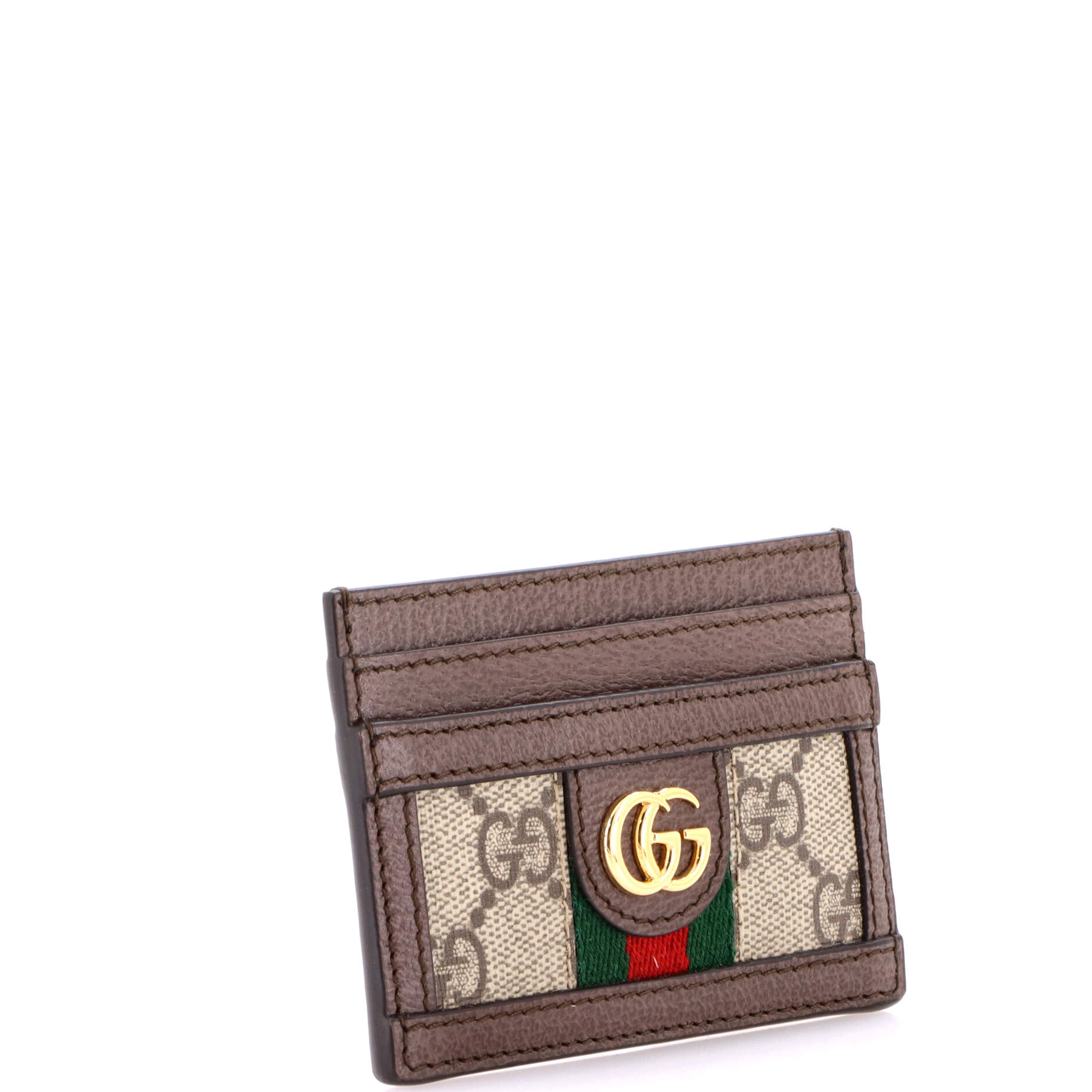 Ophidia Card Holder GG Coated Canvas