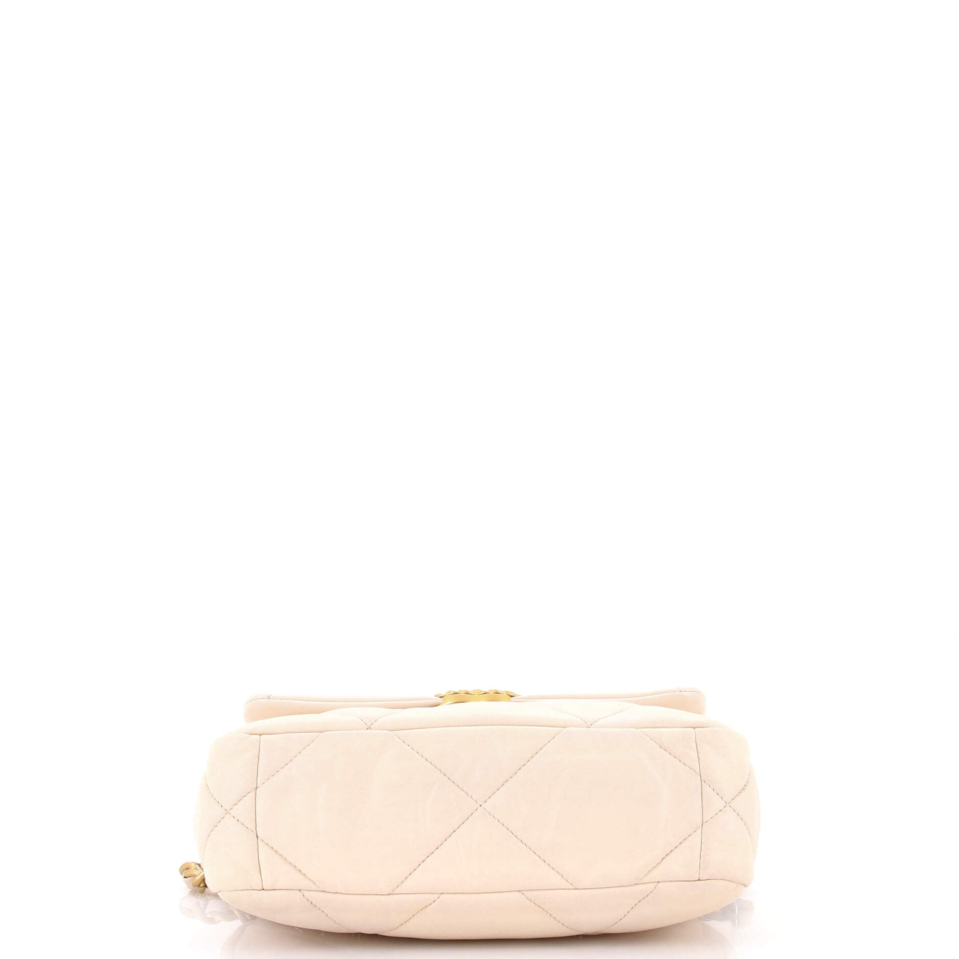 19 Flap Bag Quilted Leather Medium