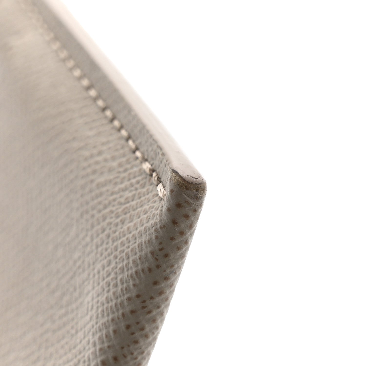 Calfskin Felicie Chain Wallet Card Holder Insert Tourterelle