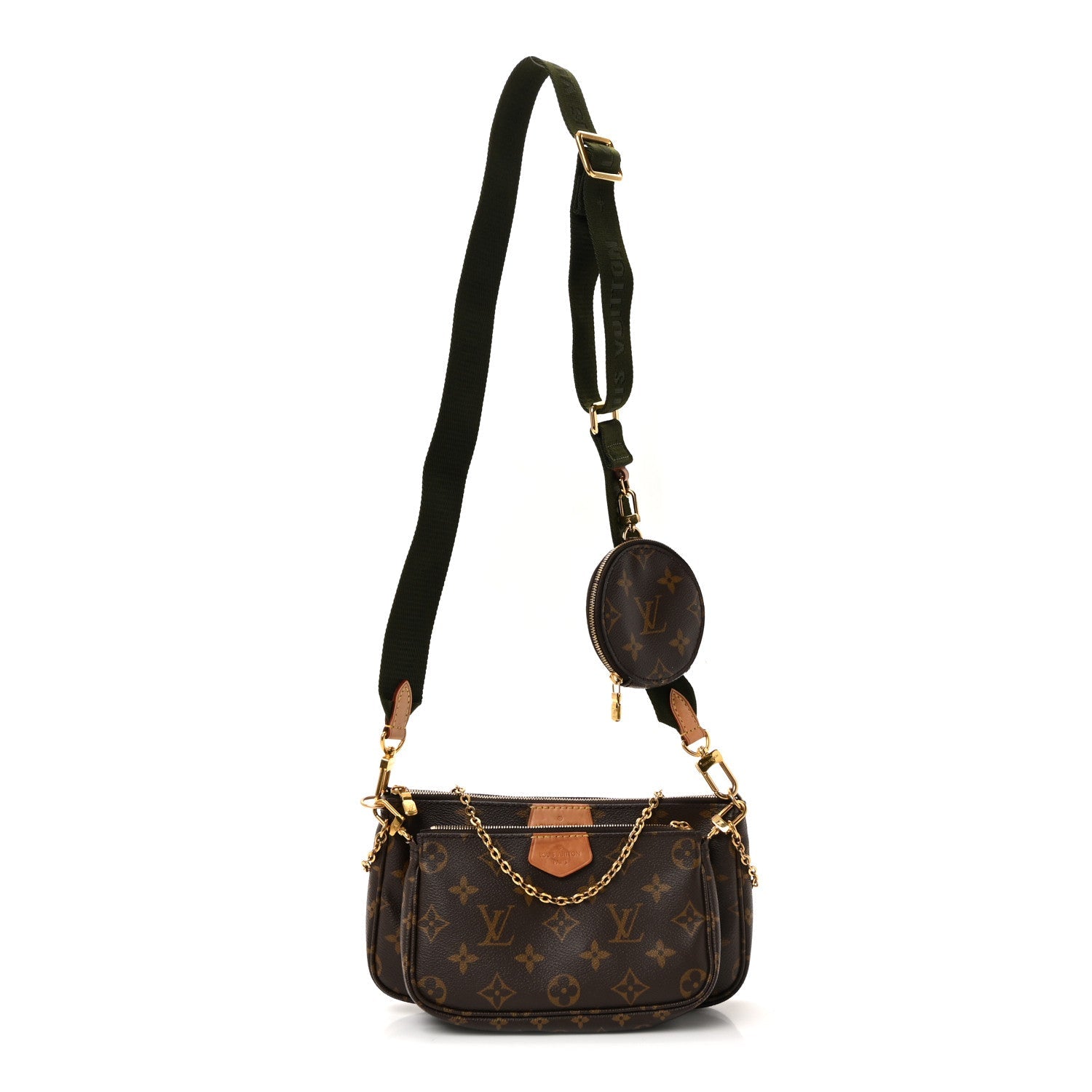 Monogram Multi Pochette Accessories Kaki