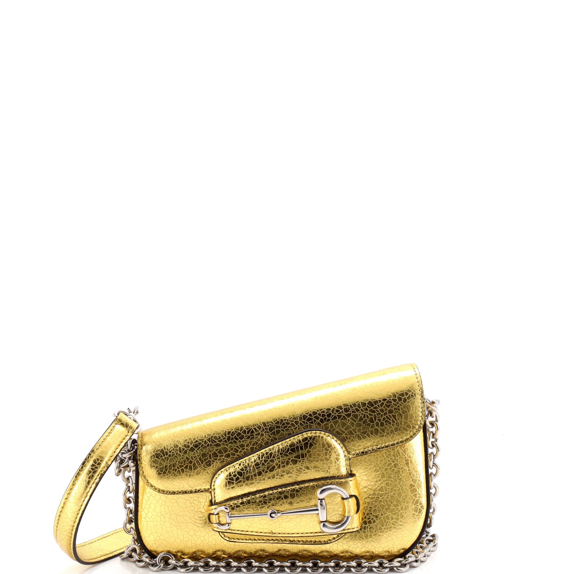 Horsebit 1955 Asymmetric Shoulder Bag Leather Mini