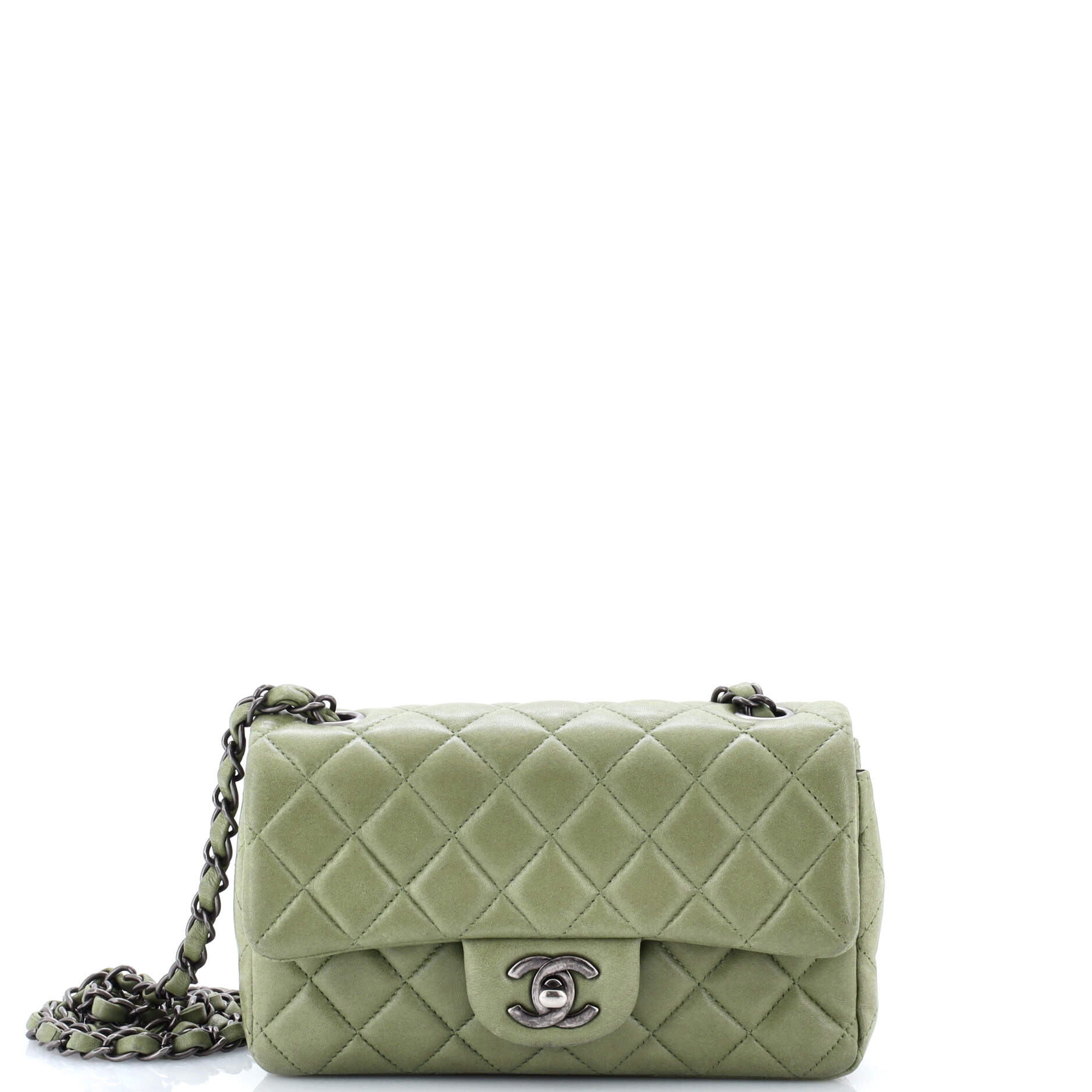 Classic Single Flap Bag Quilted Lambskin Mini