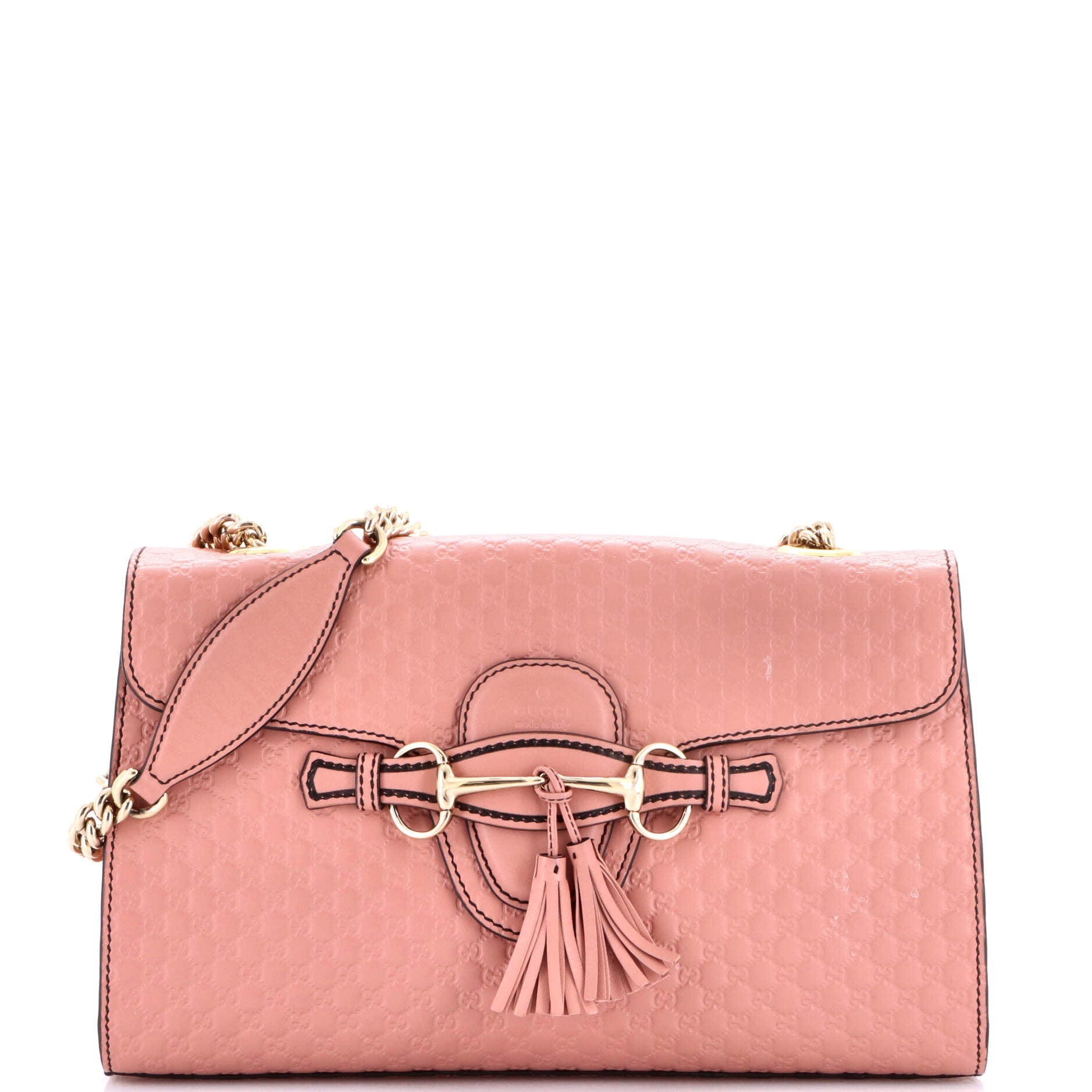 Emily Chain Flap Bag Microguccissima Leather Medium
