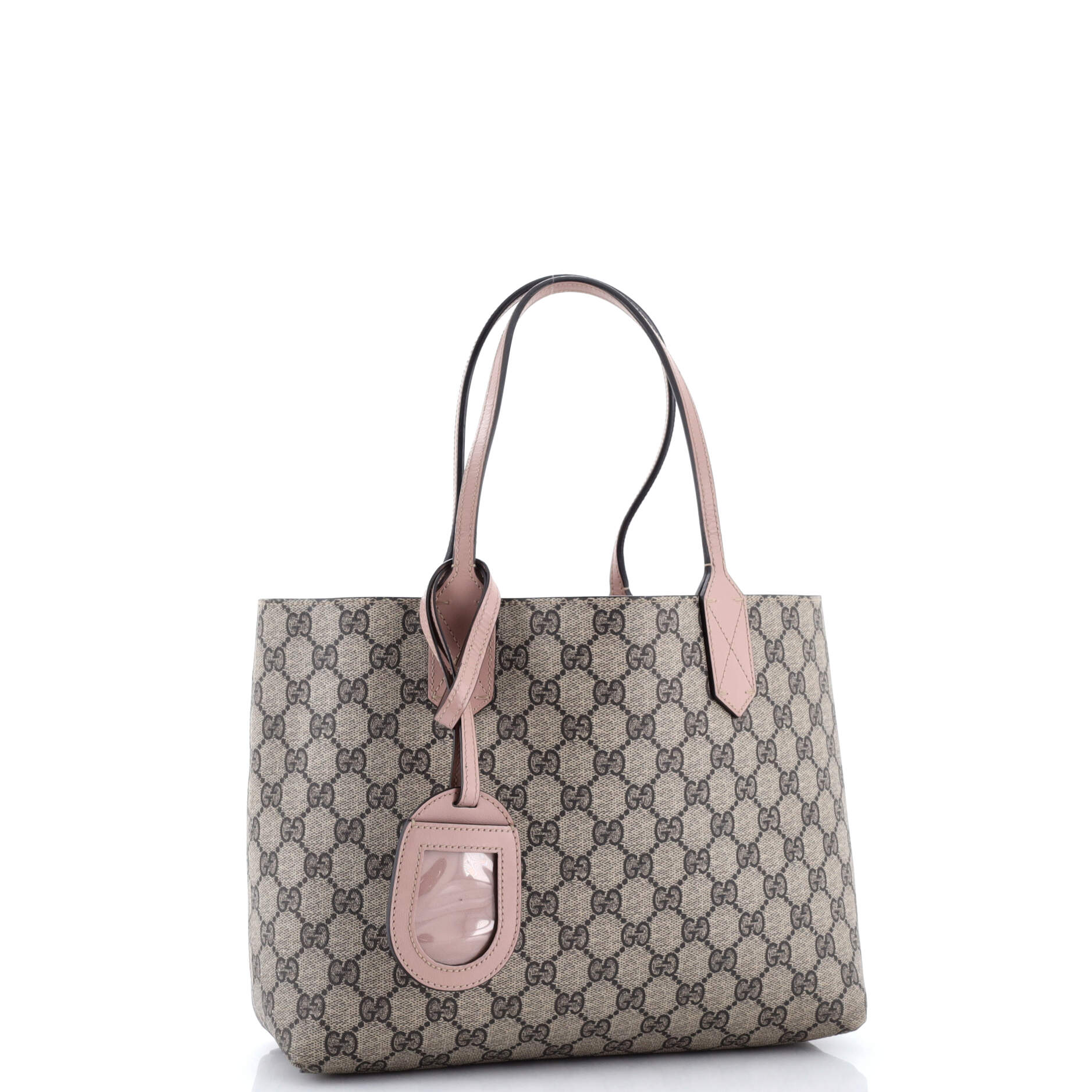 Reversible Tote GG Print Leather Small