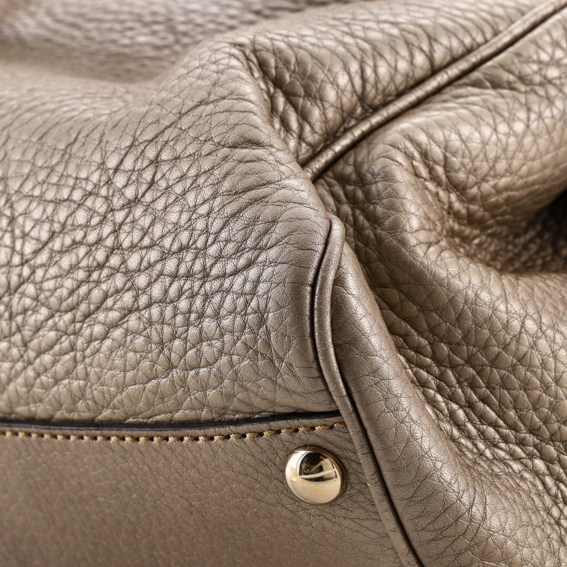 Bamboo Shopper Tote Leather Small