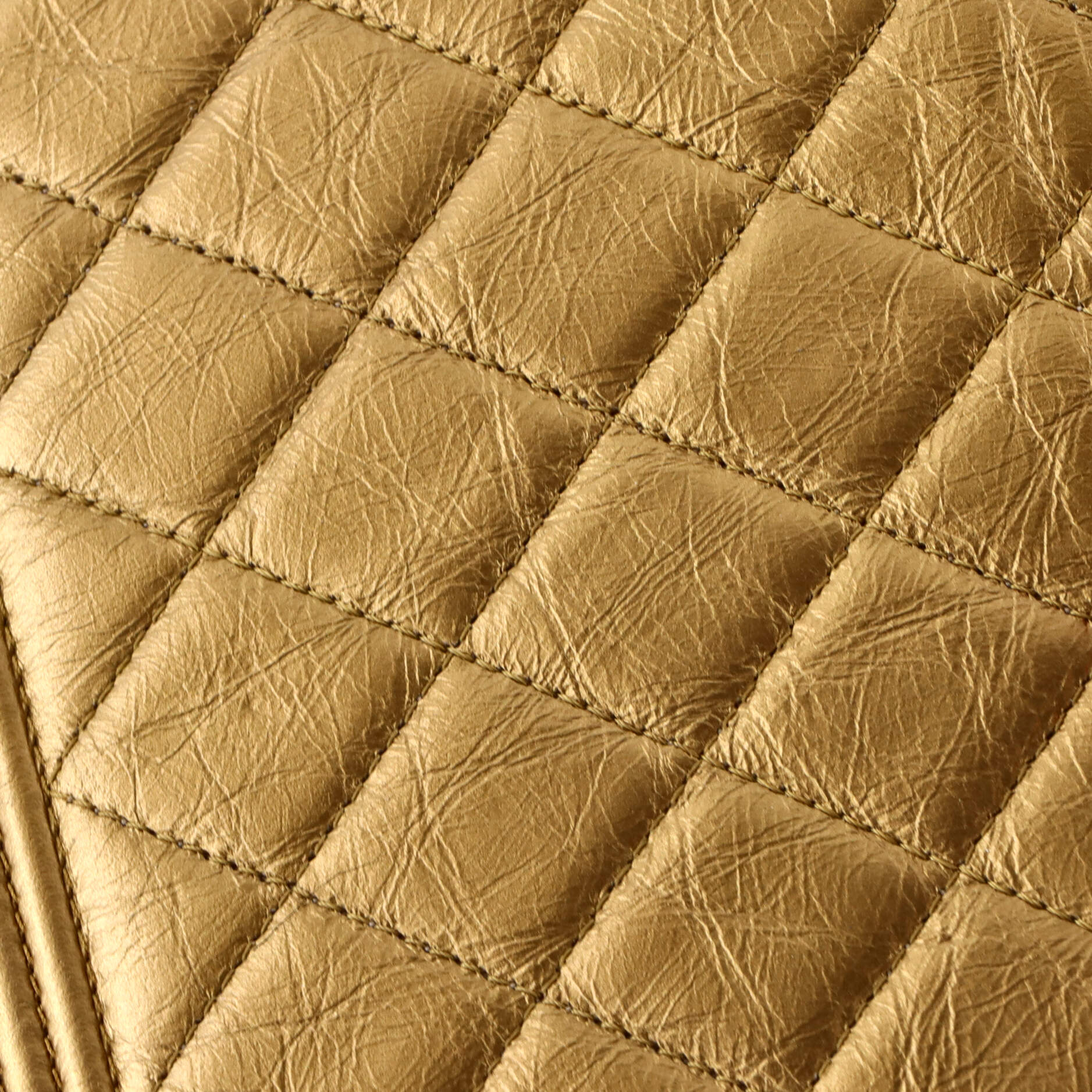 Boy Wallet on Chain Quilted Aged Calfskin