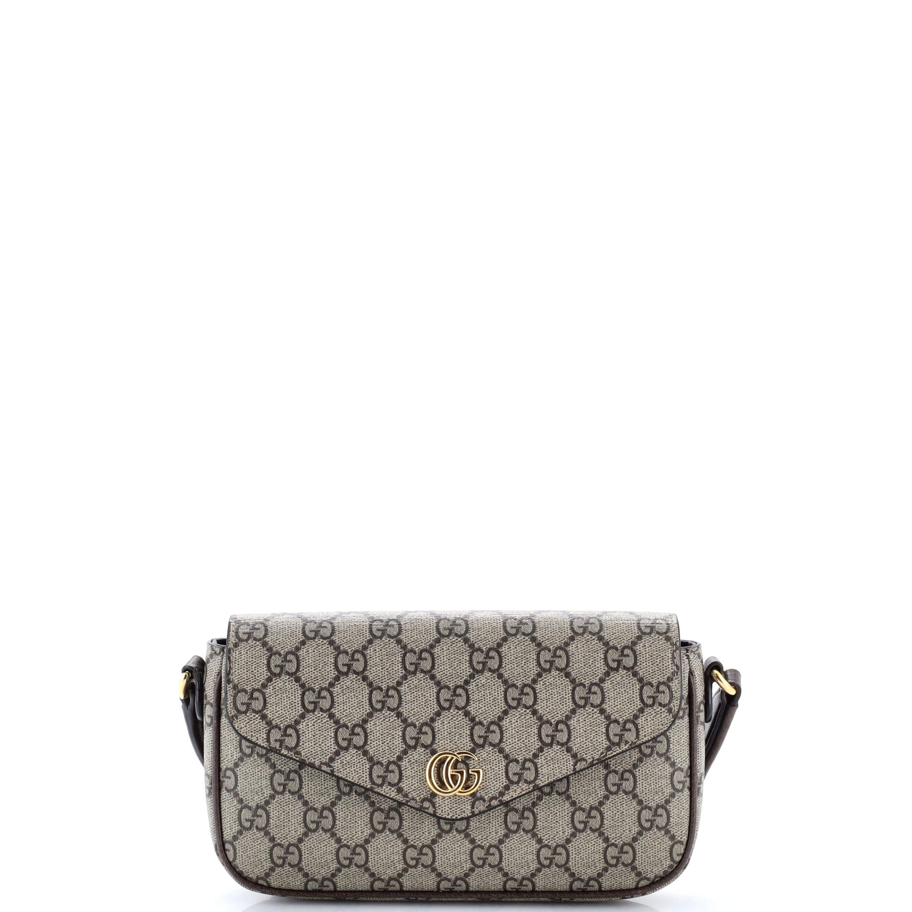 Ophidia Envelope Flap Shoulder Bag GG Coated Canvas Mini