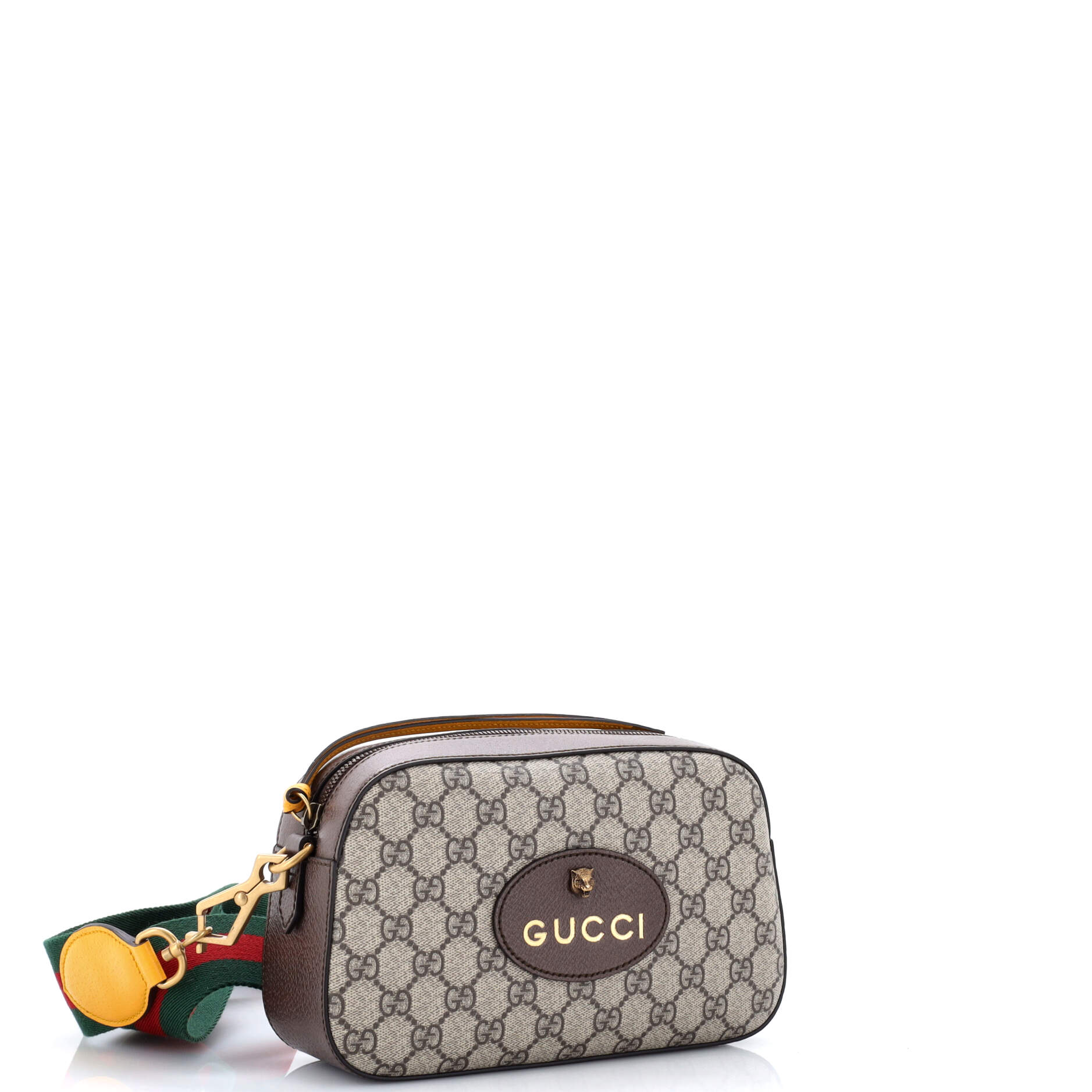 Neo Vintage Camera Messenger Bag GG Coated Canvas