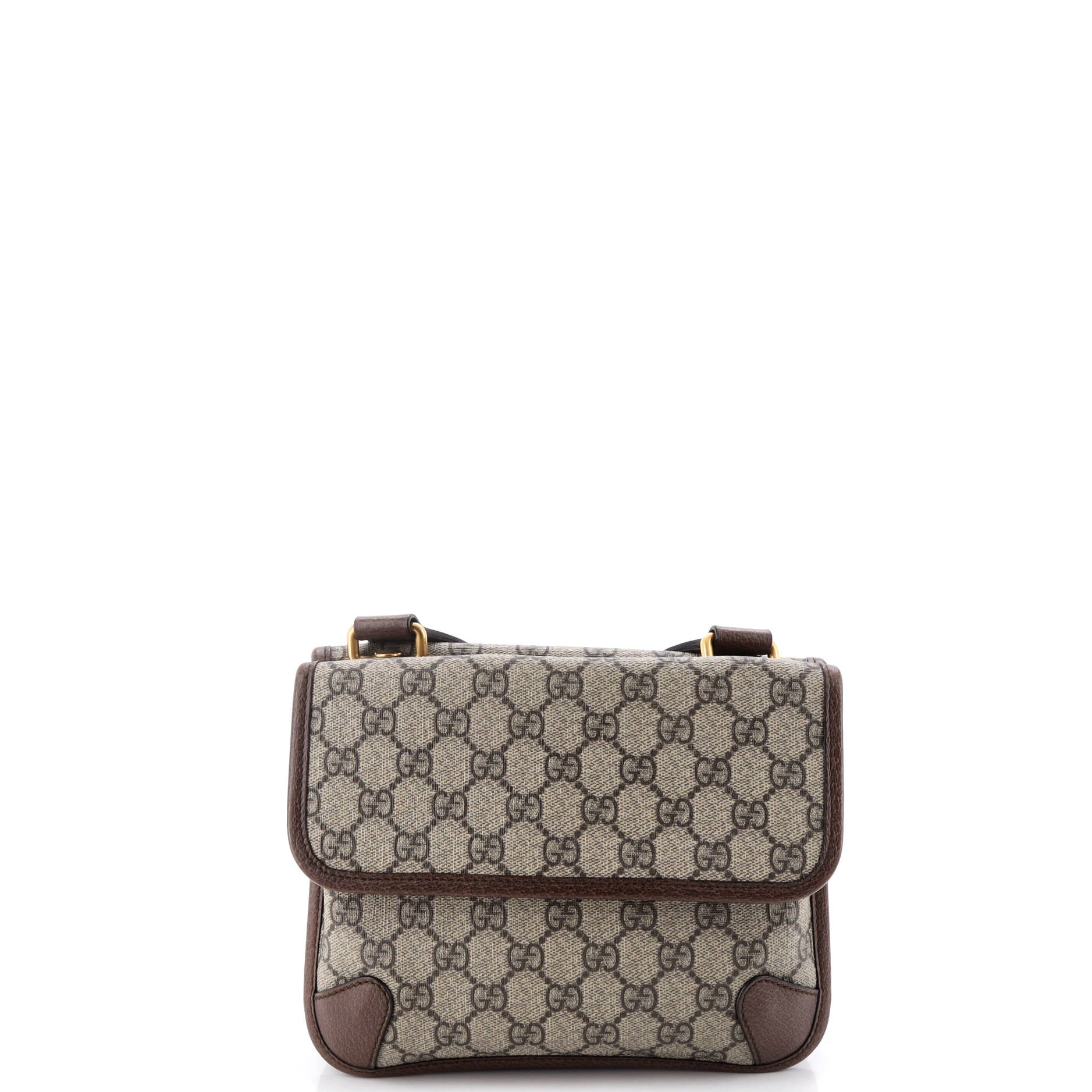 Neo Vintage Flap Messenger GG Coated Canvas Small