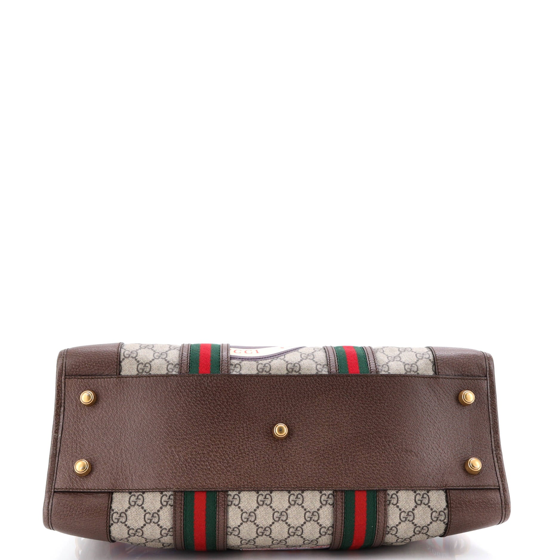 Courrier Carry On Convertible Duffle GG Coated Canvas with Applique Small