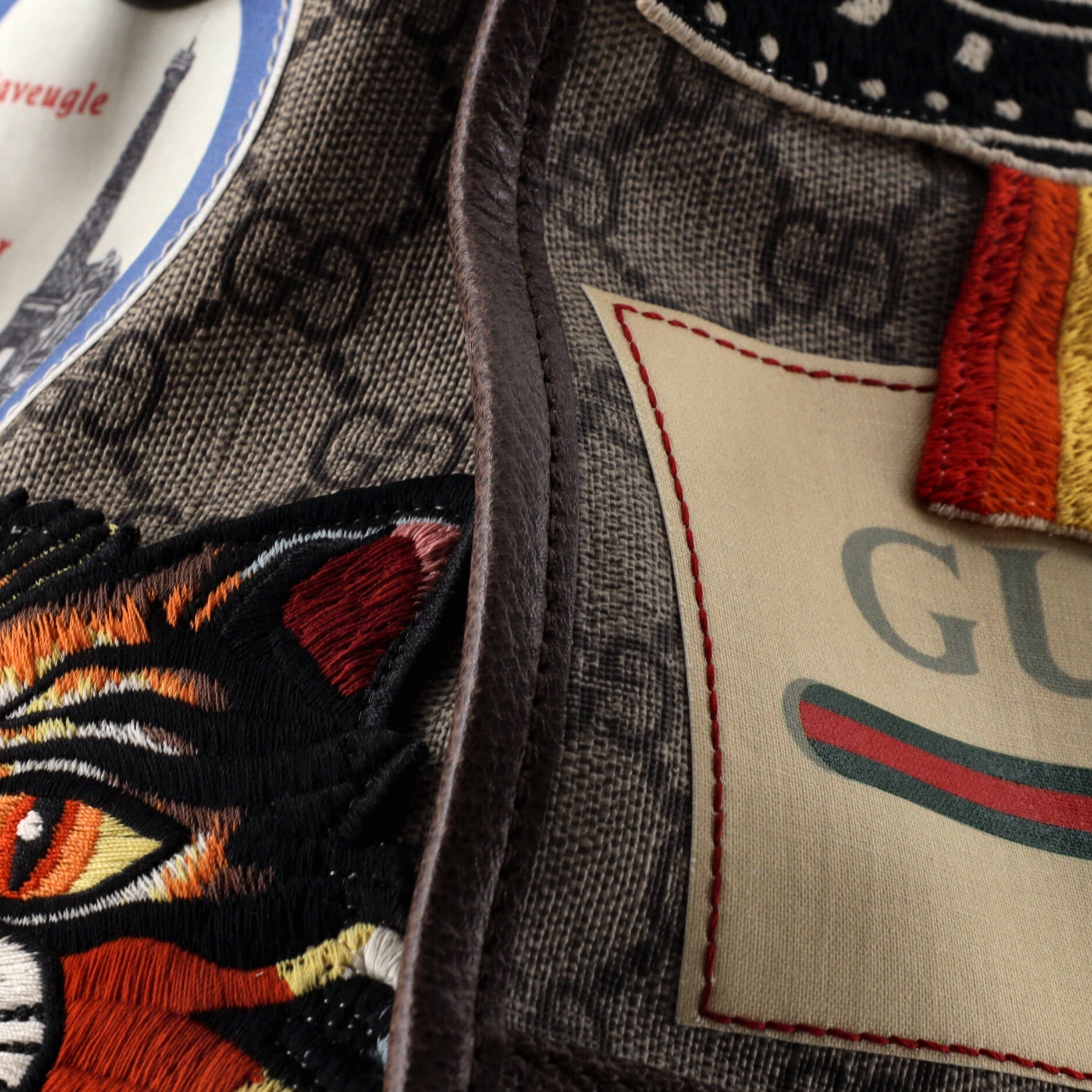 Courrier Carry On Convertible Duffle GG Coated Canvas with Applique Small