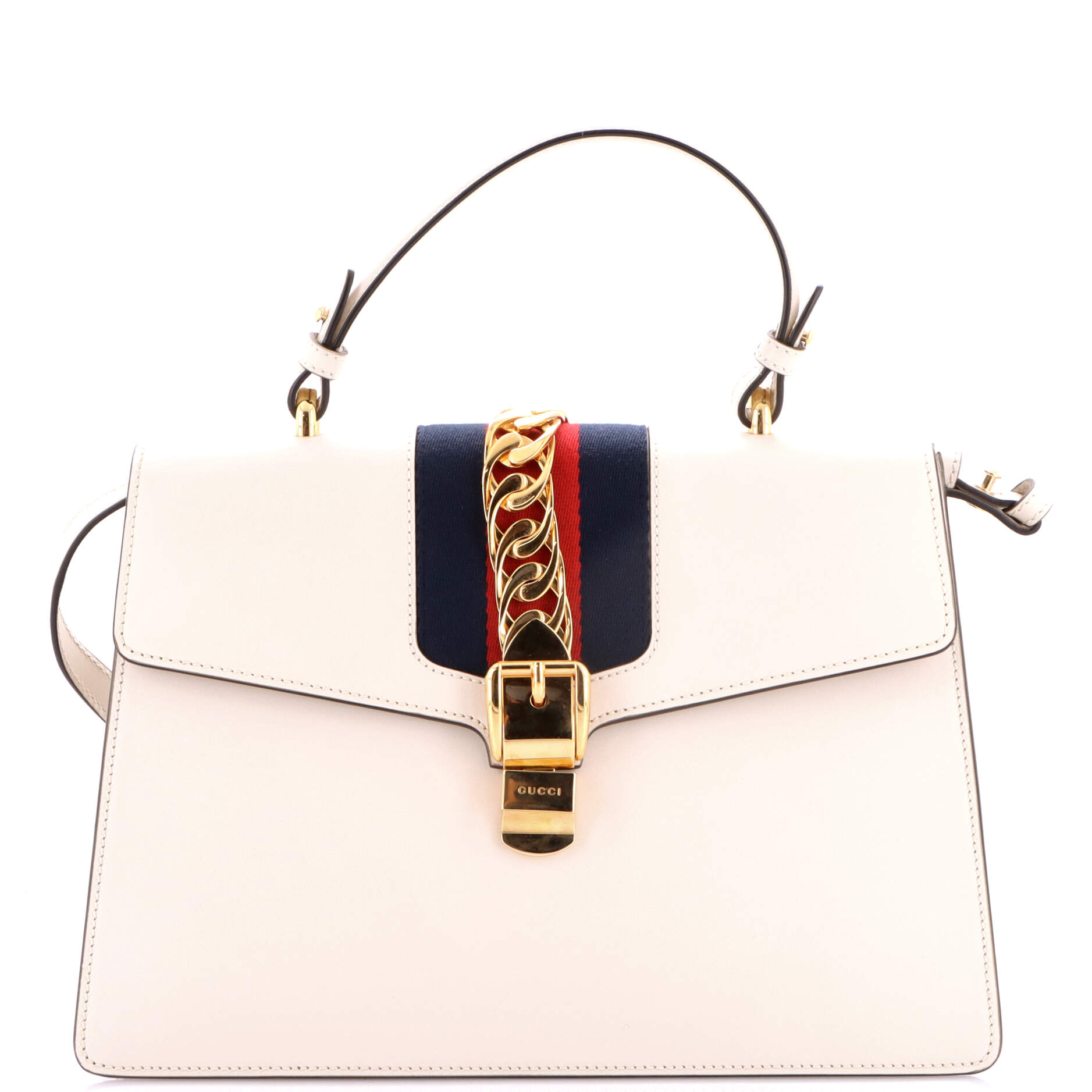 Sylvie Top Handle Bag Leather Medium