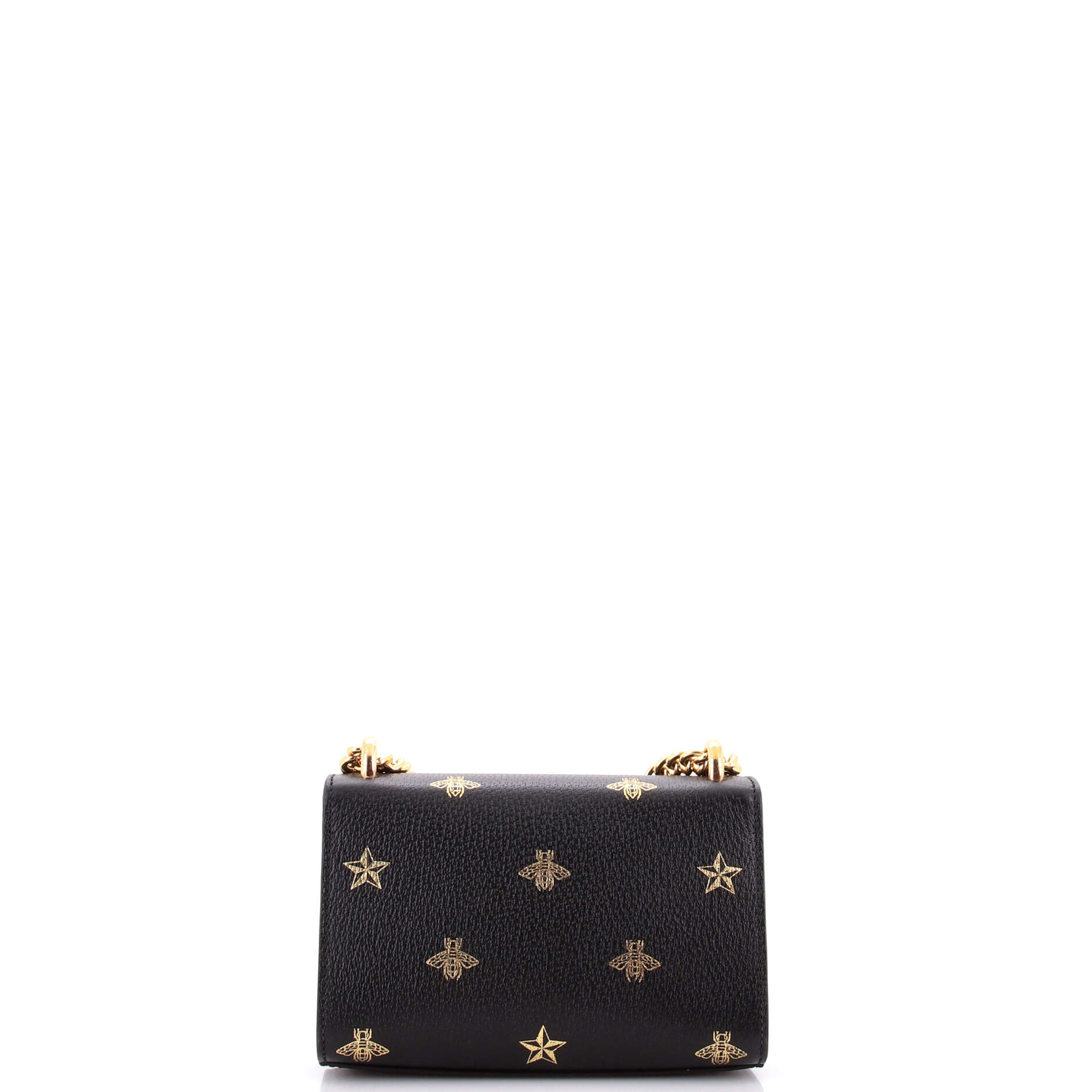 Padlock Shoulder Bag Printed Leather Small