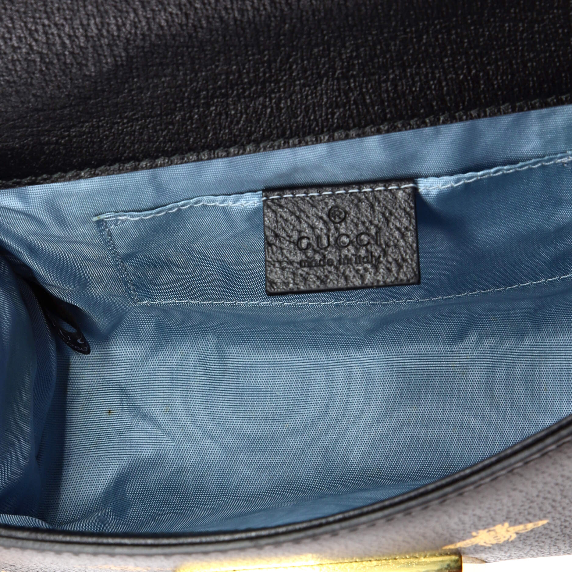 Padlock Shoulder Bag Printed Leather Small