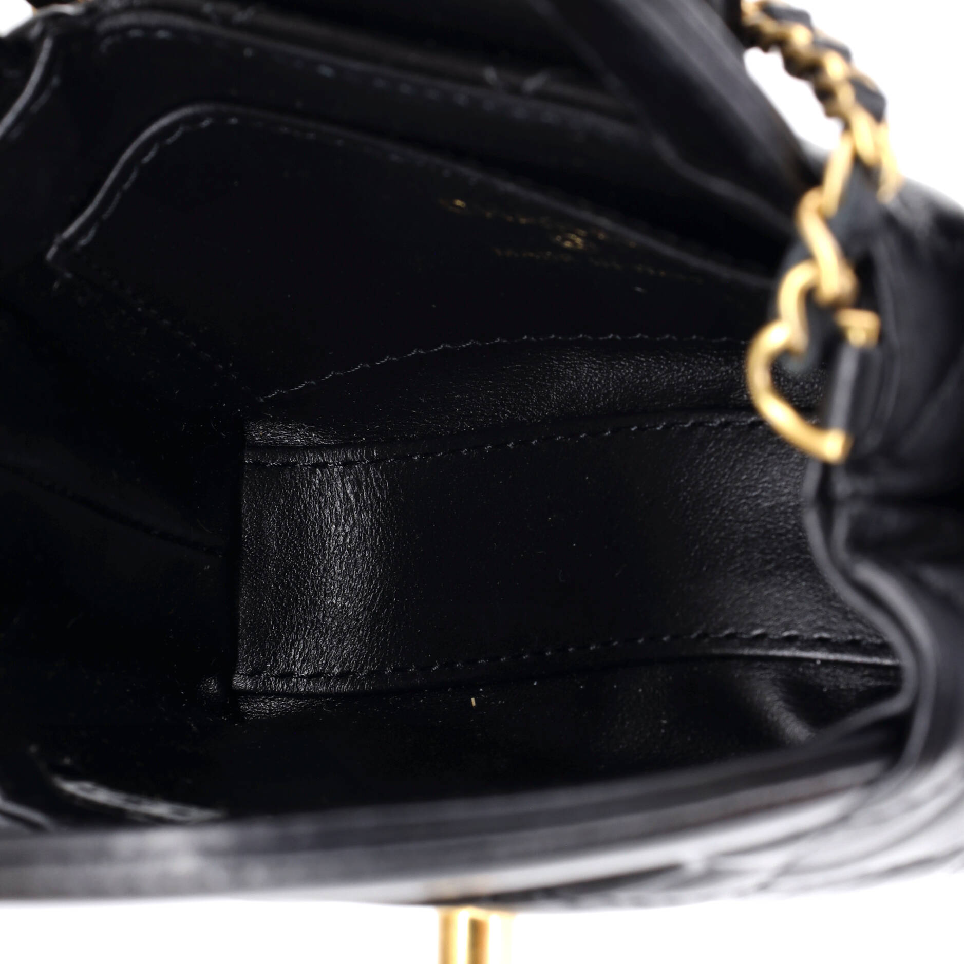 Kelly Top Handle Shopping Bag Quilted Shiny Aged Calfskin Nano