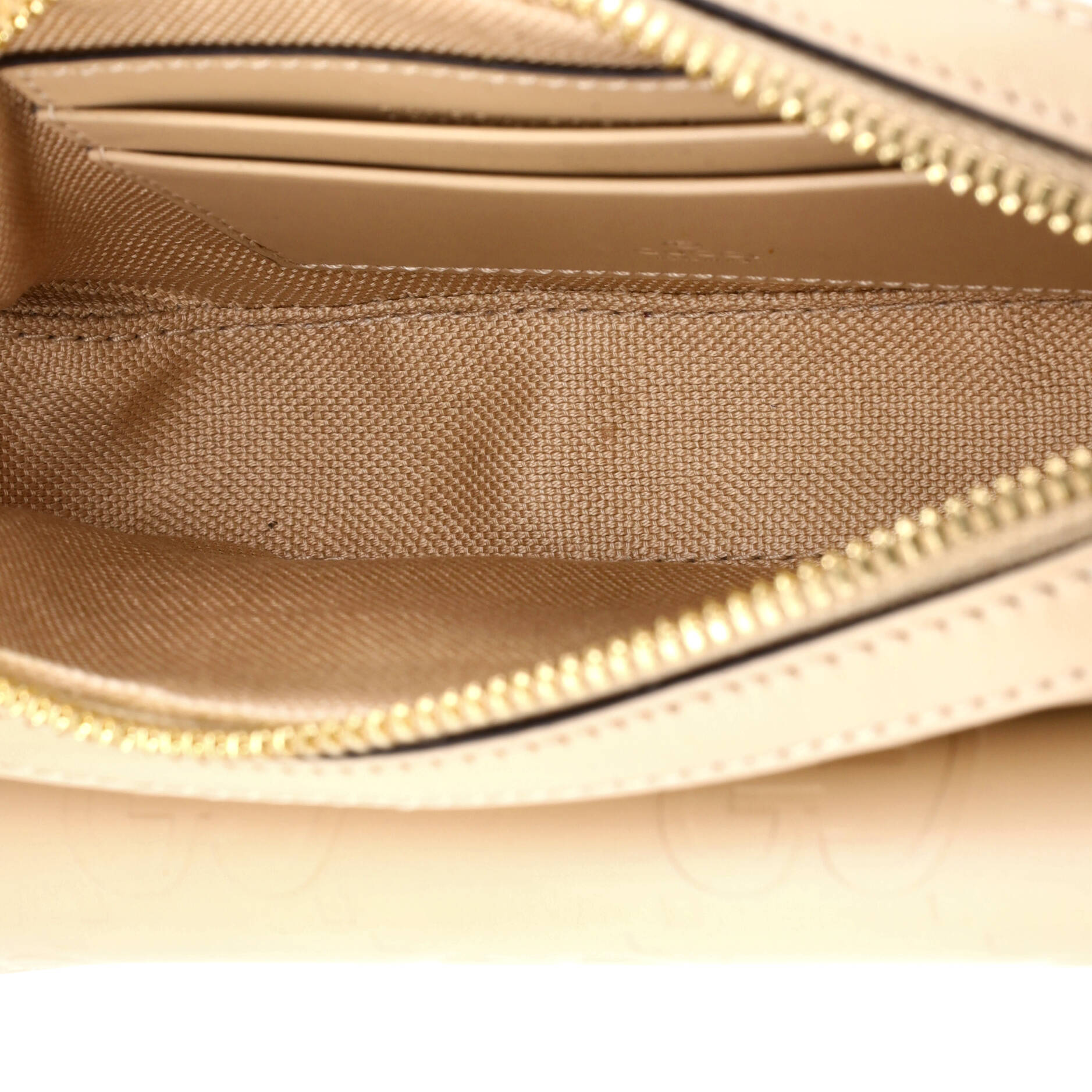 Front Pocket Chain Shoulder Bag Jumbo GG Embossed Leather Super Mini