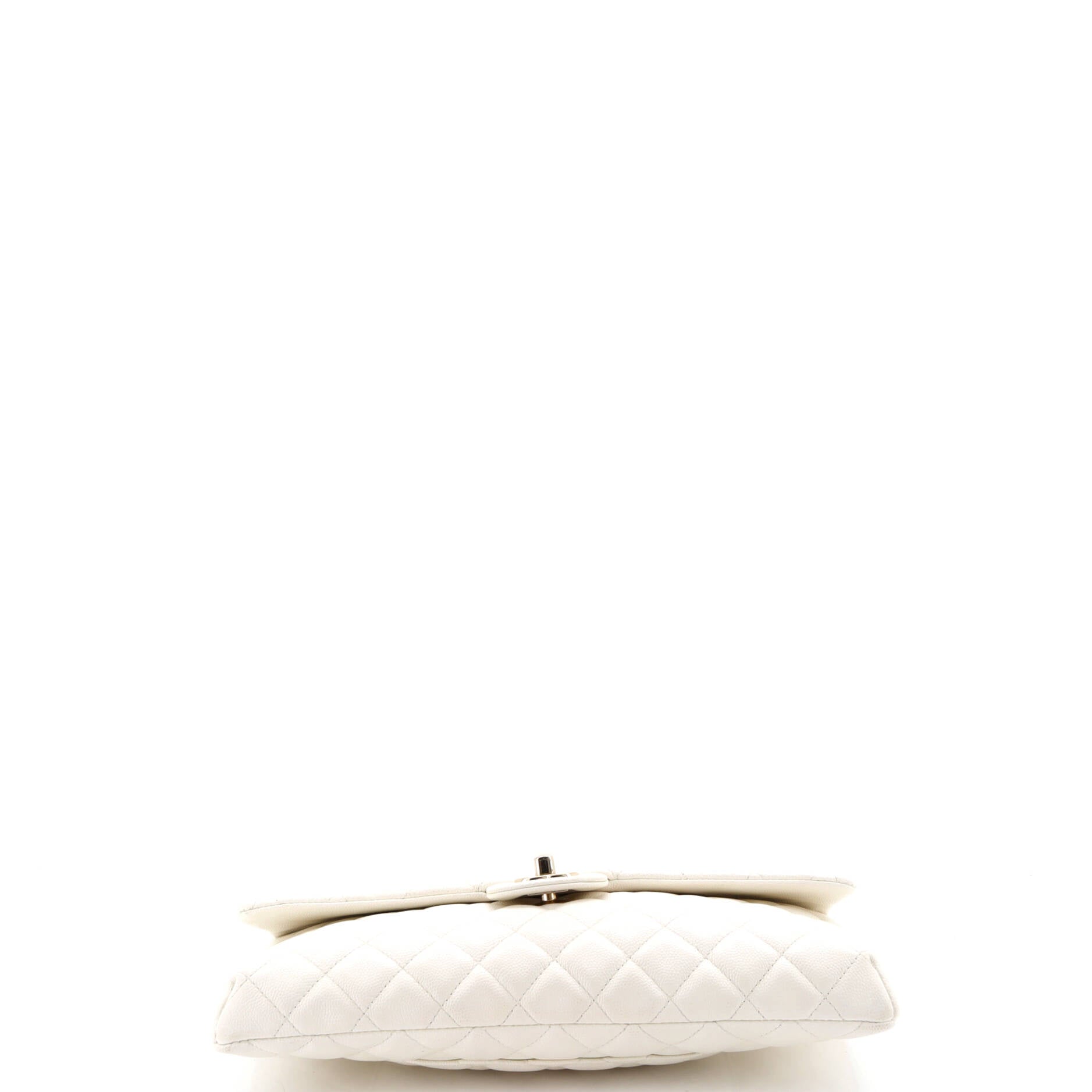 Classic Flap Clutch Quilted Caviar