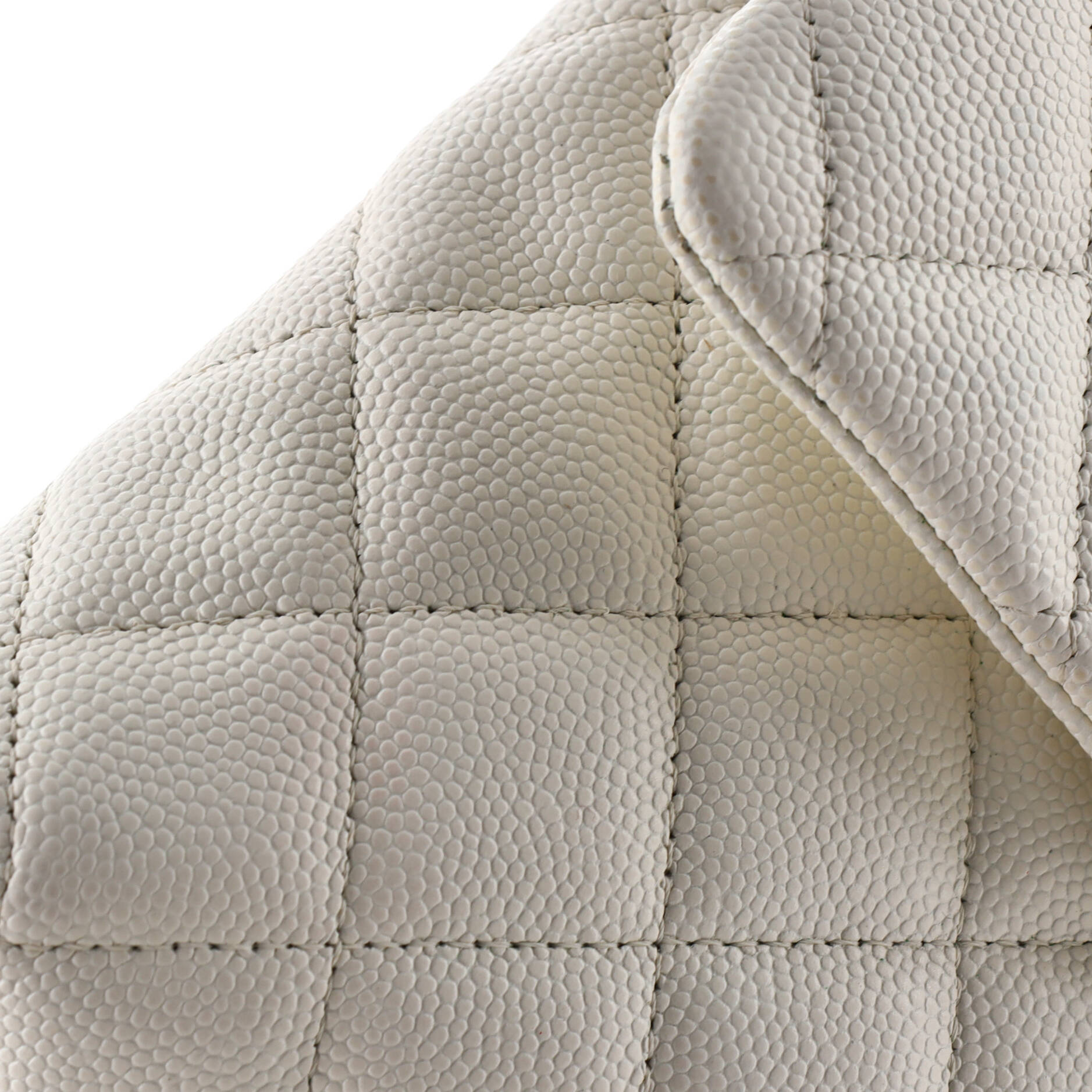Classic Flap Clutch Quilted Caviar