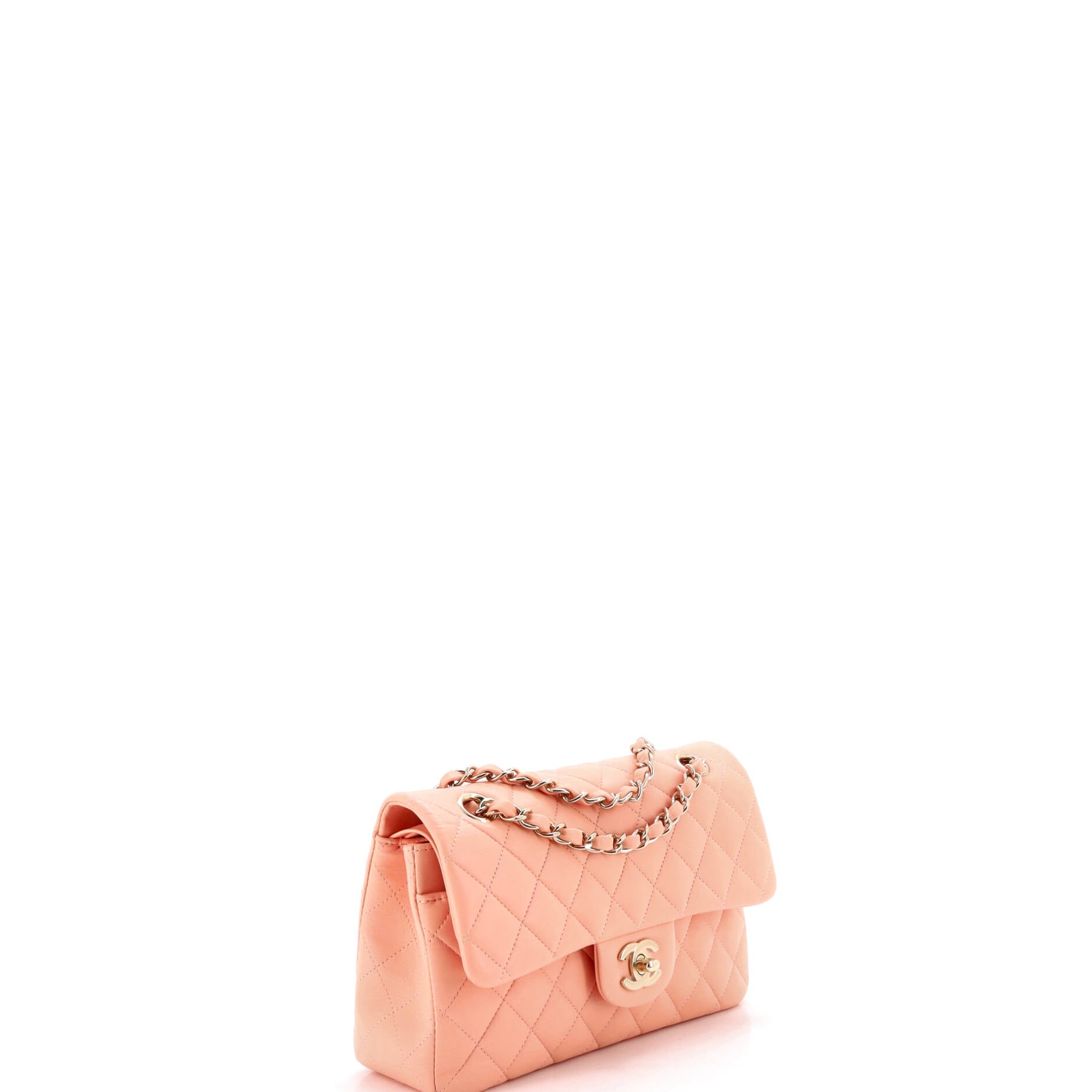 Classic Double Flap Bag Quilted Lambskin Small