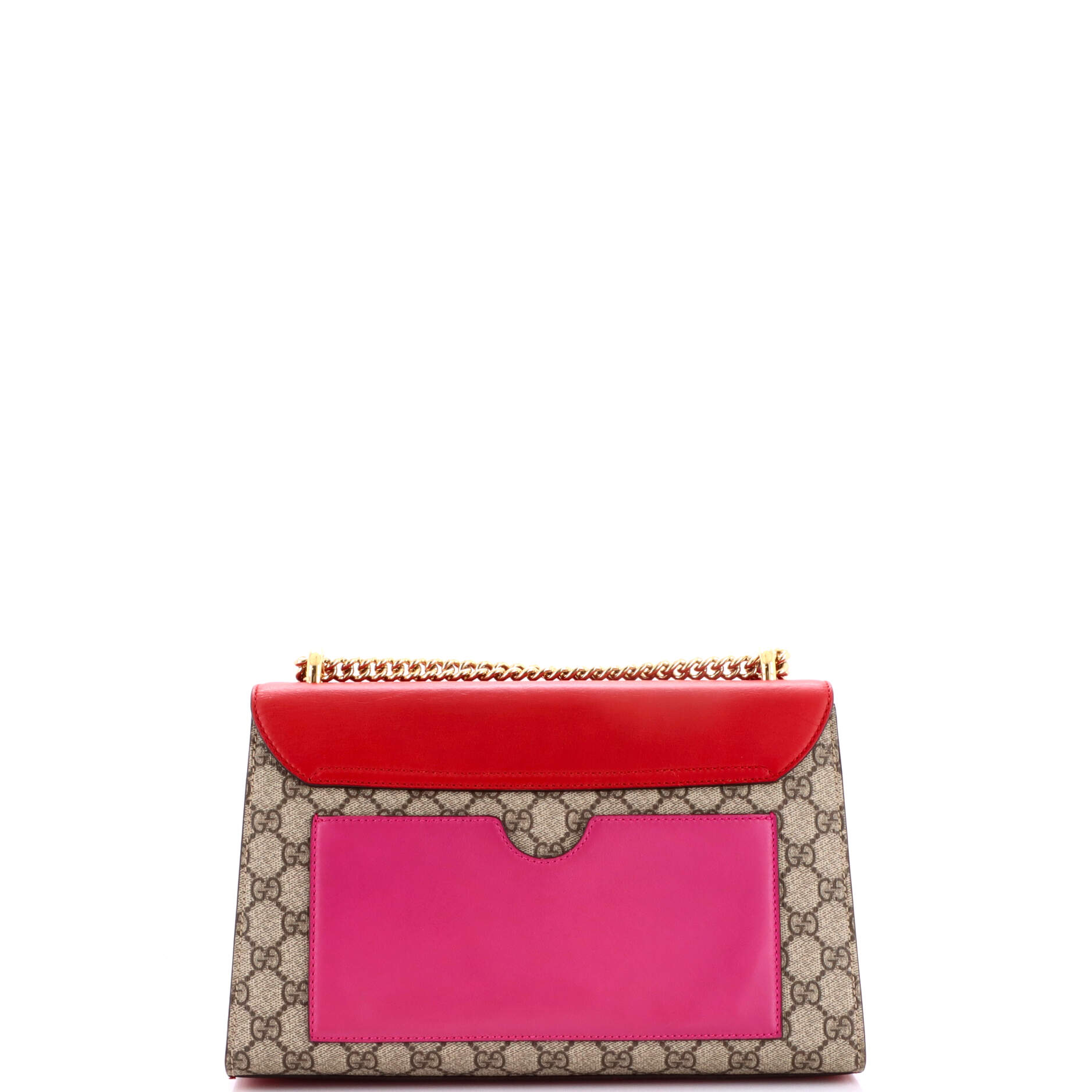 Padlock Shoulder Bag GG Coated Canvas and Leather Medium