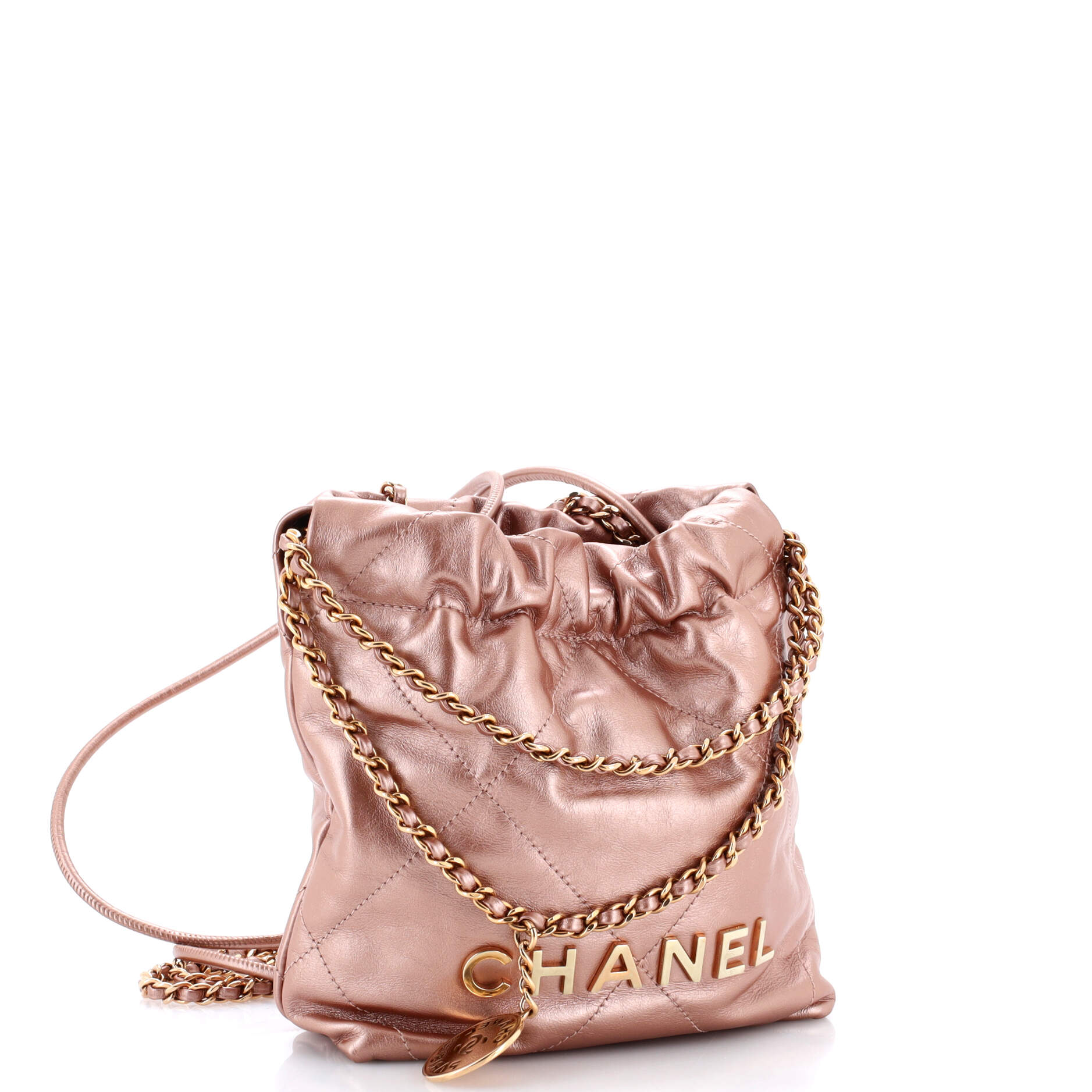 22 Chain Hobo Quilted Calfskin Mini