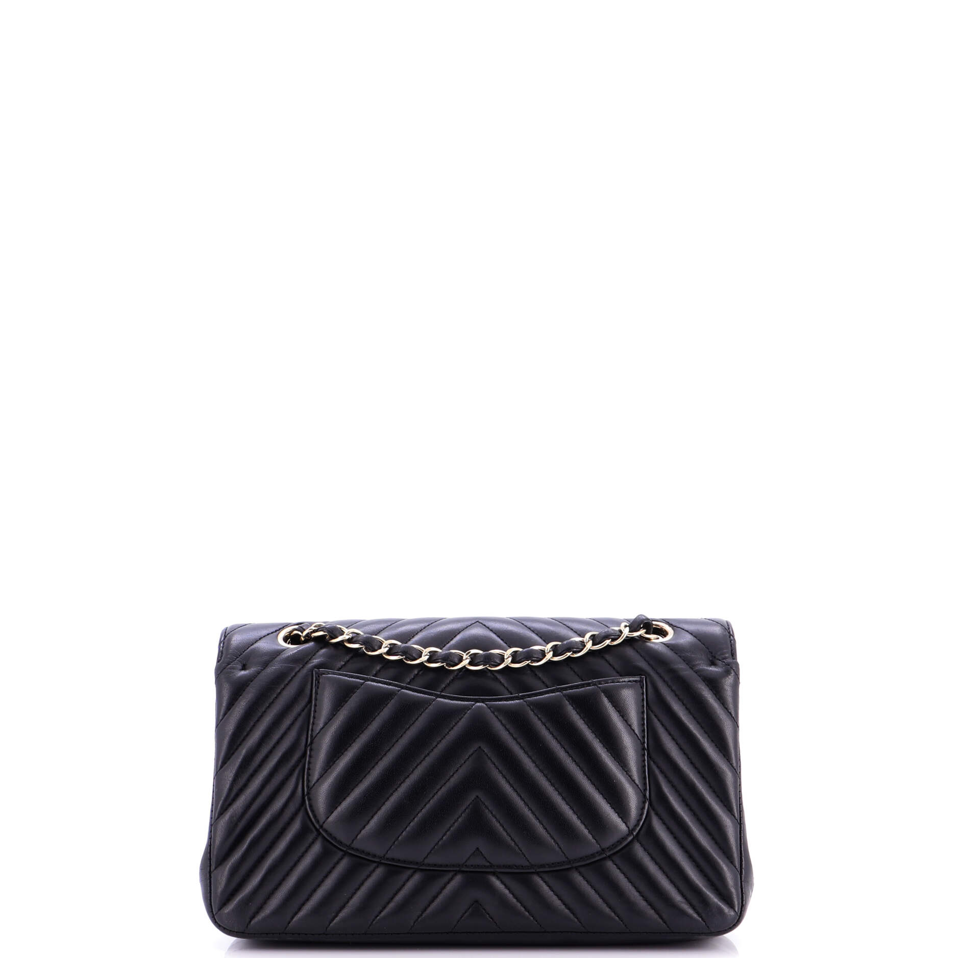 Classic Double Flap Bag Chevron Lambskin Medium