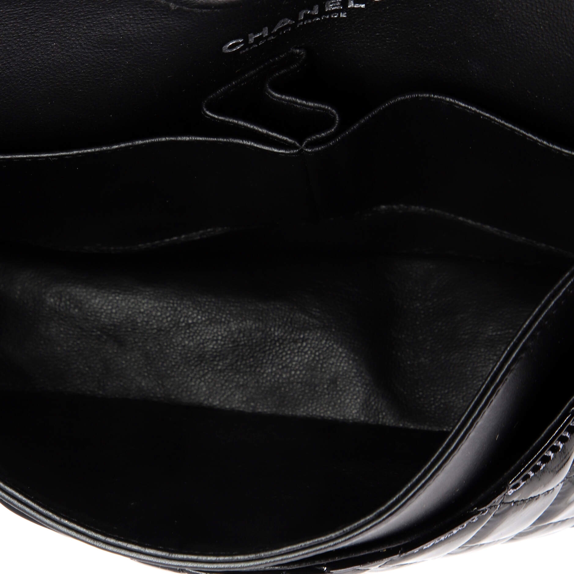 Classic Double Flap Bag Quilted Patent Medium