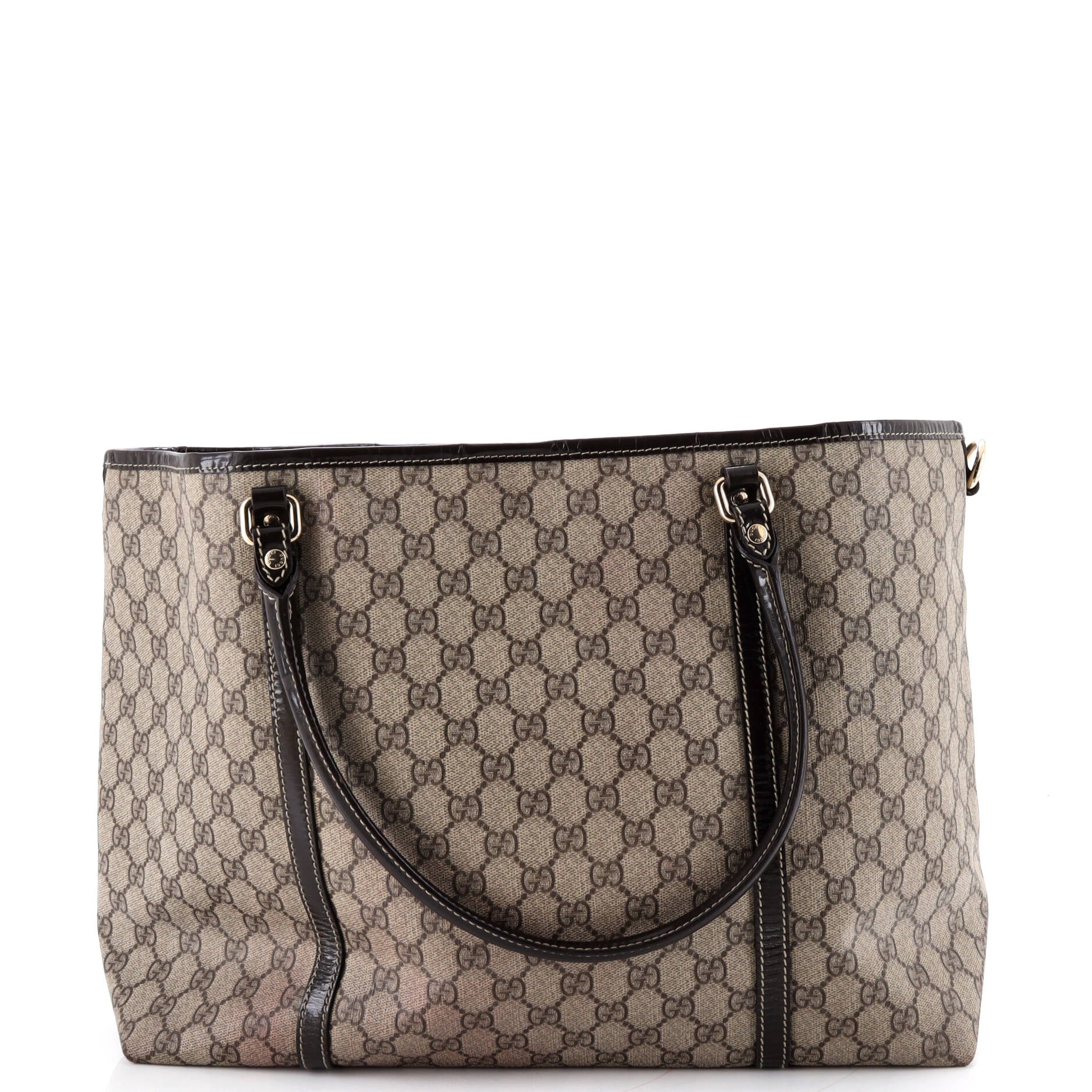 Joy Tote GG Coated Canvas with Leather Medium