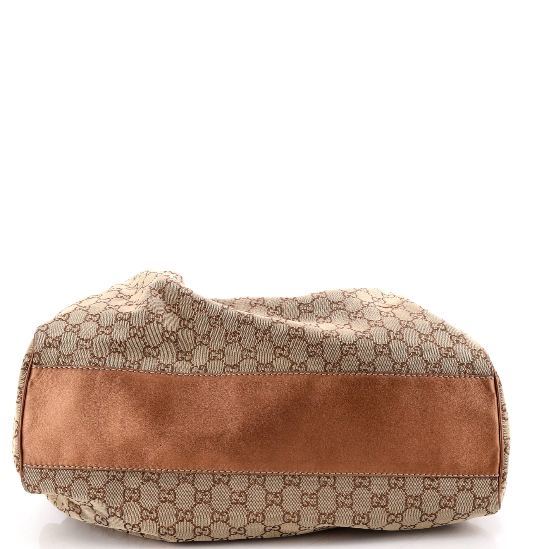 Sukey Tote GG Canvas with Leather Large