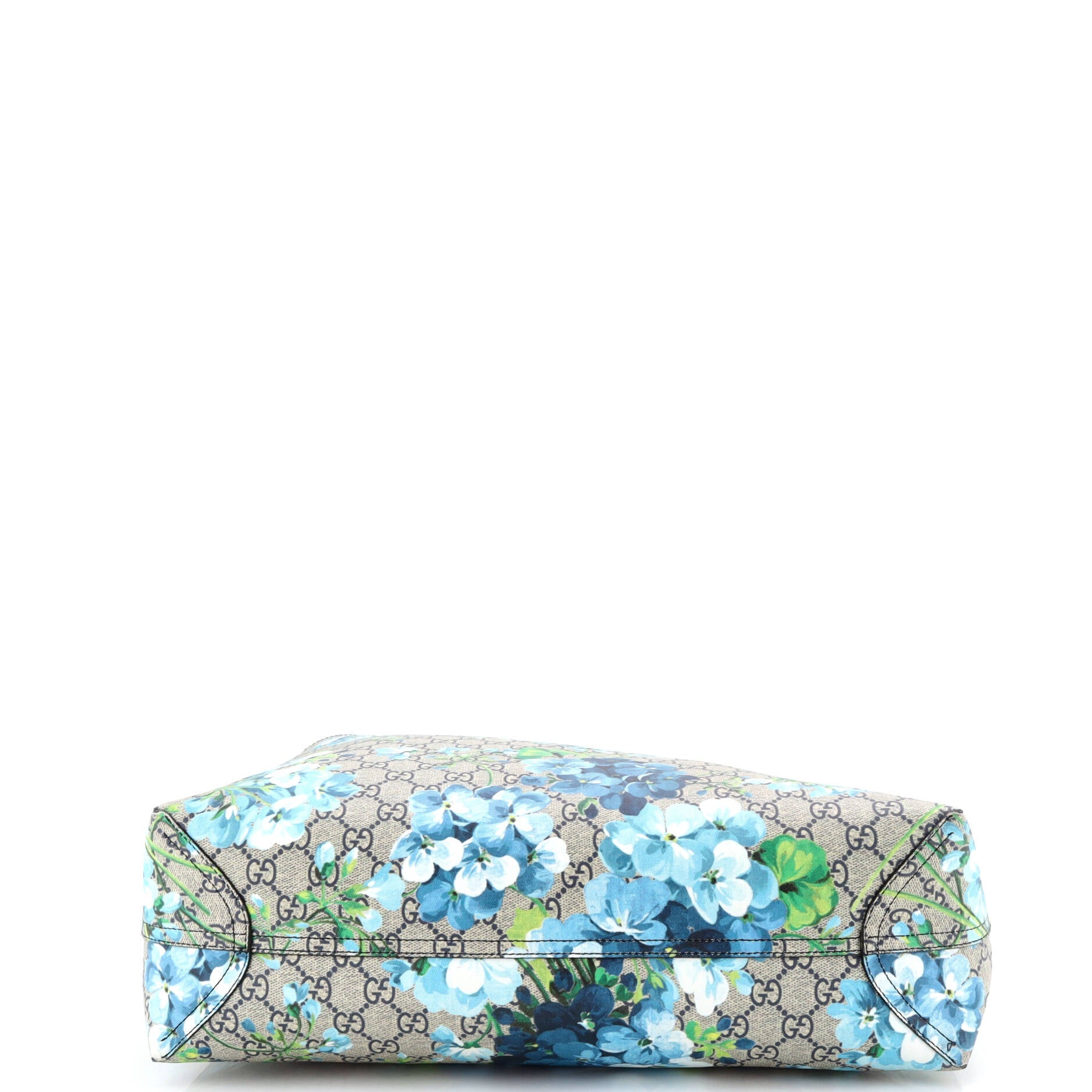 Reversible Tote Blooms GG Print Leather Medium