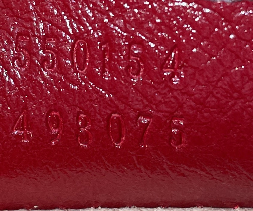 GG Marmont Round Shoulder Bag Matelasse Leather Mini