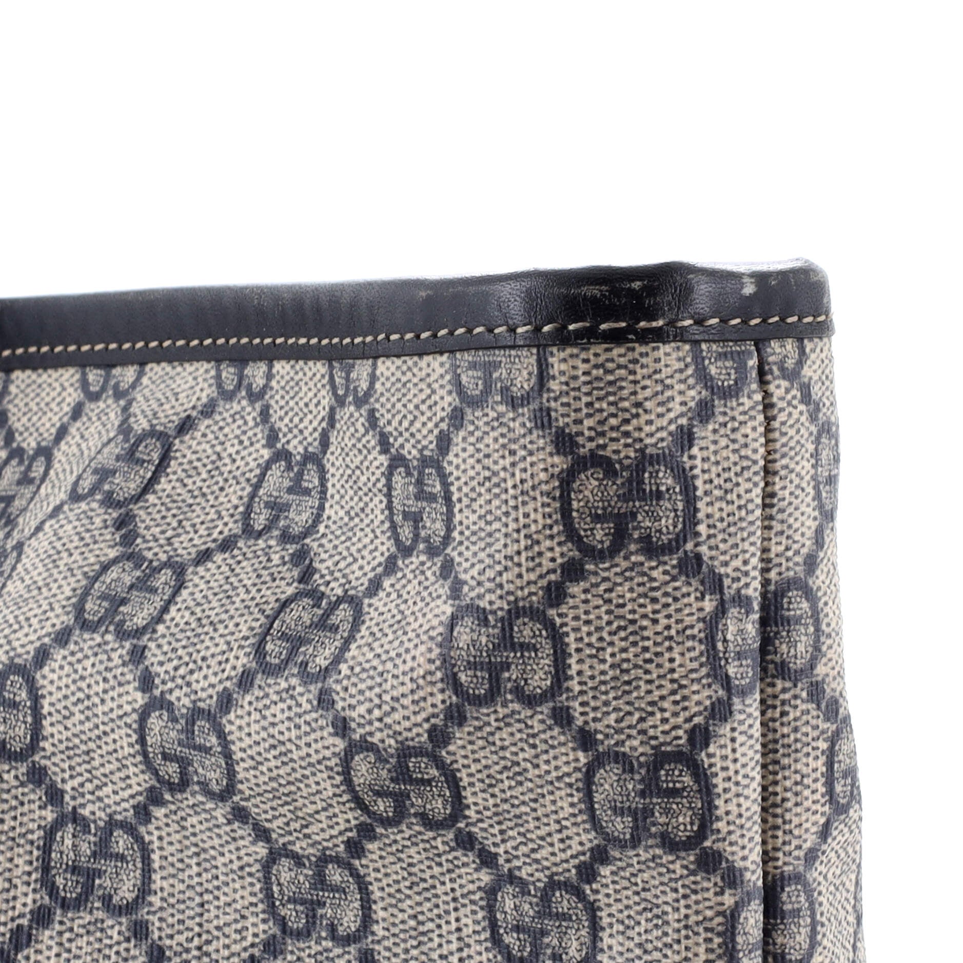 Plus Tote GG Coated Canvas with Leather Medium