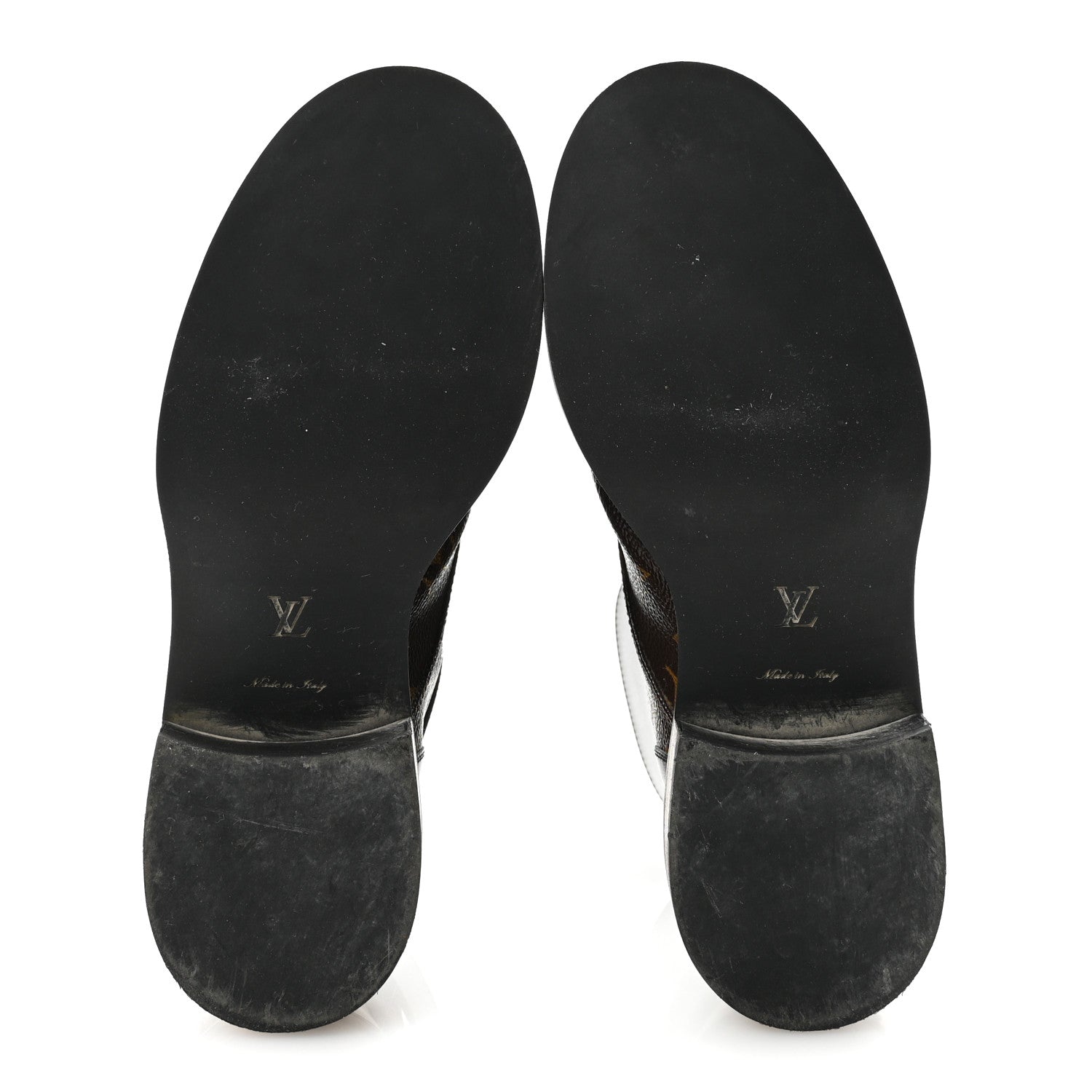 Calfskin Monogram Wonderland Flat Ranger Boots 37 Black