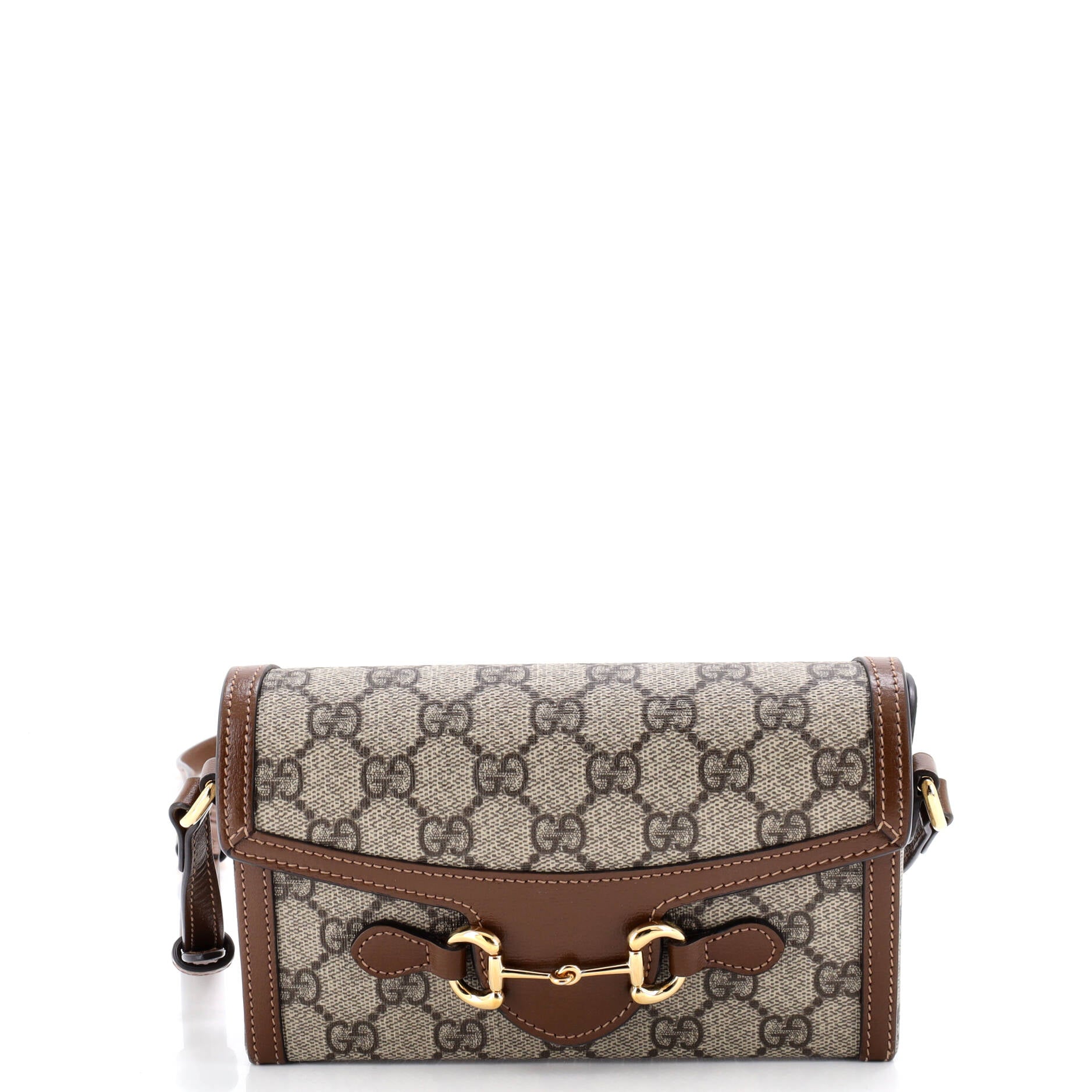 Horsebit 1955 Flap Crossbody Bag GG Coated Canvas Mini