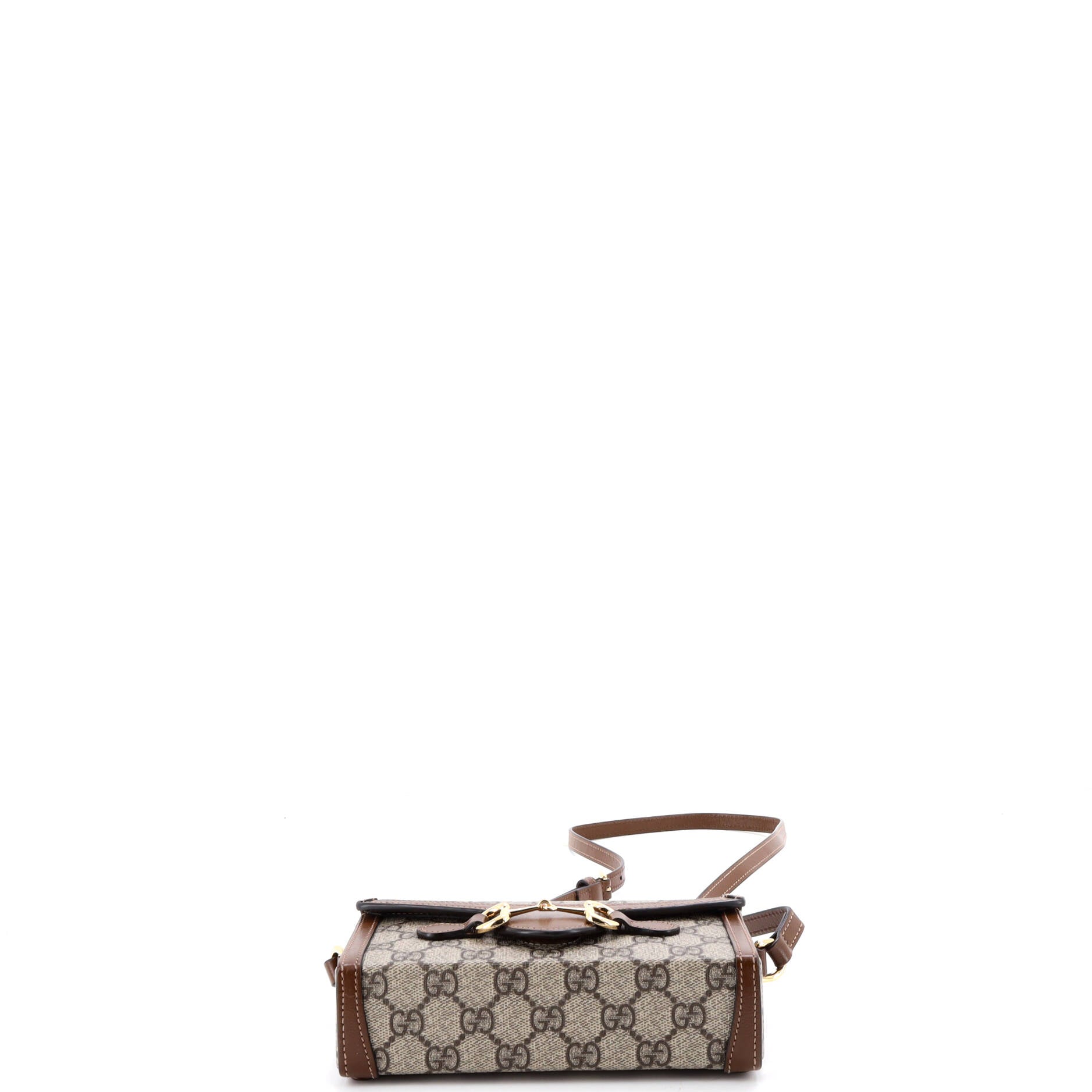 Horsebit 1955 Flap Crossbody Bag GG Coated Canvas Mini
