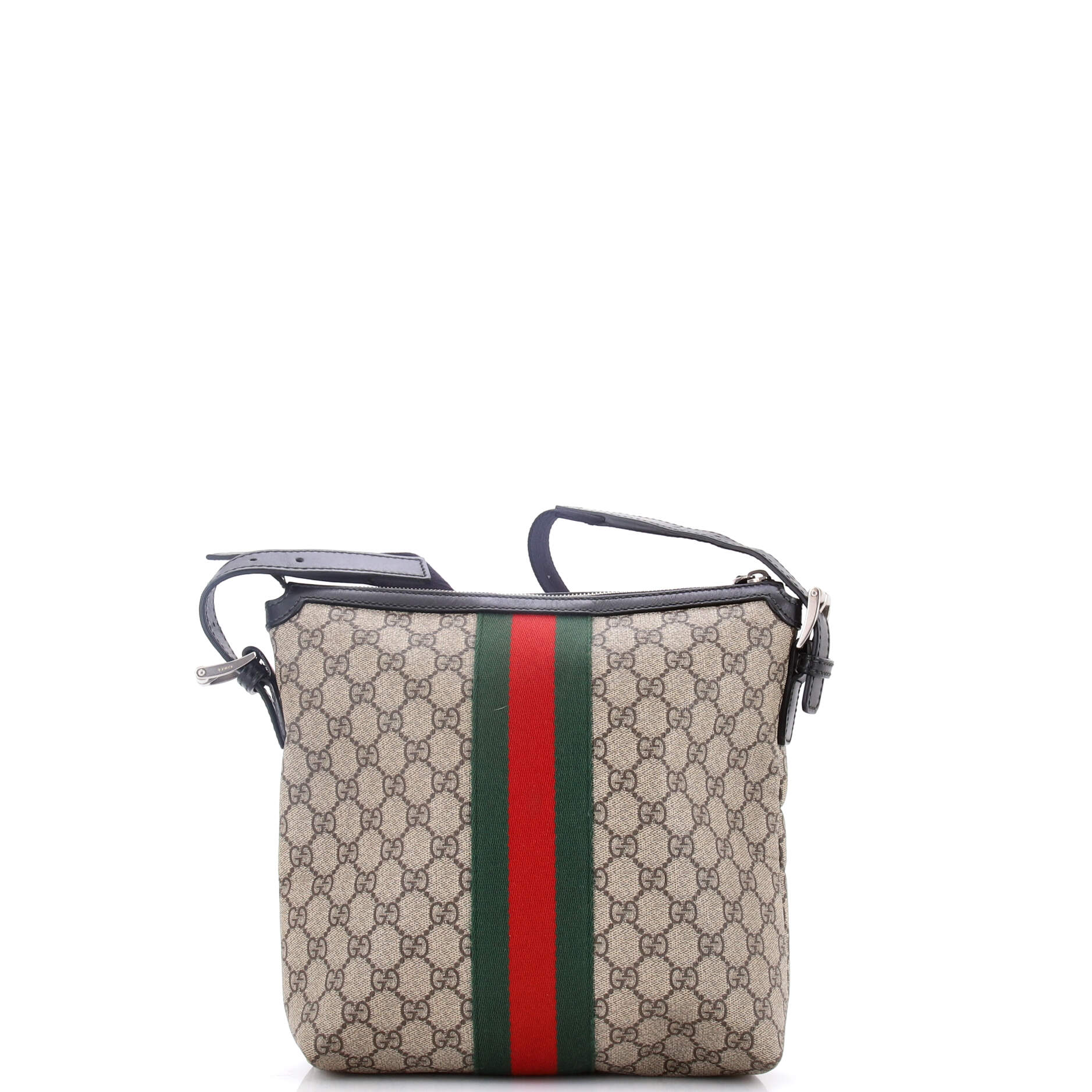 Web Messenger Bag GG Coated Canvas Small