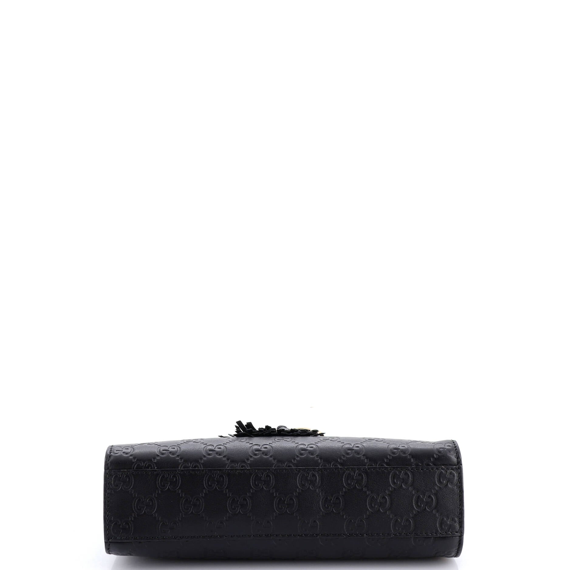 Emily Chain Flap Shoulder Bag Guccissima Leather Small