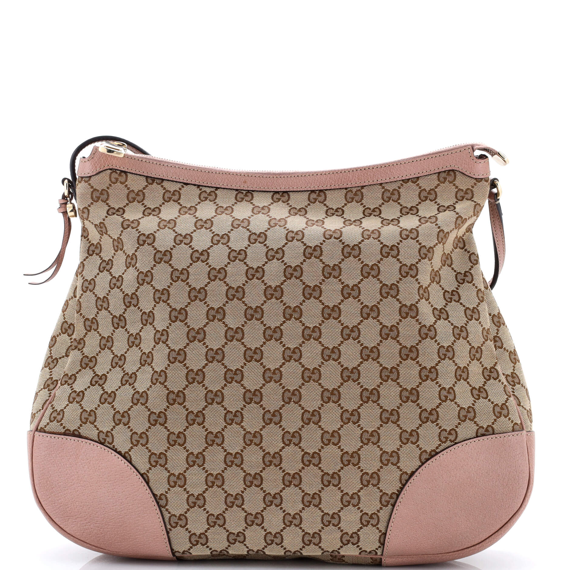 Bree Hobo GG Canvas with Leather Large