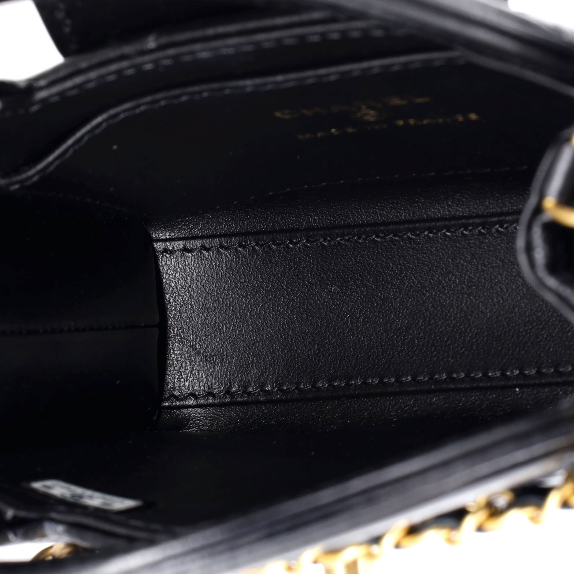 Kelly Top Handle Shopping Bag Quilted Shiny Aged Calfskin Nano