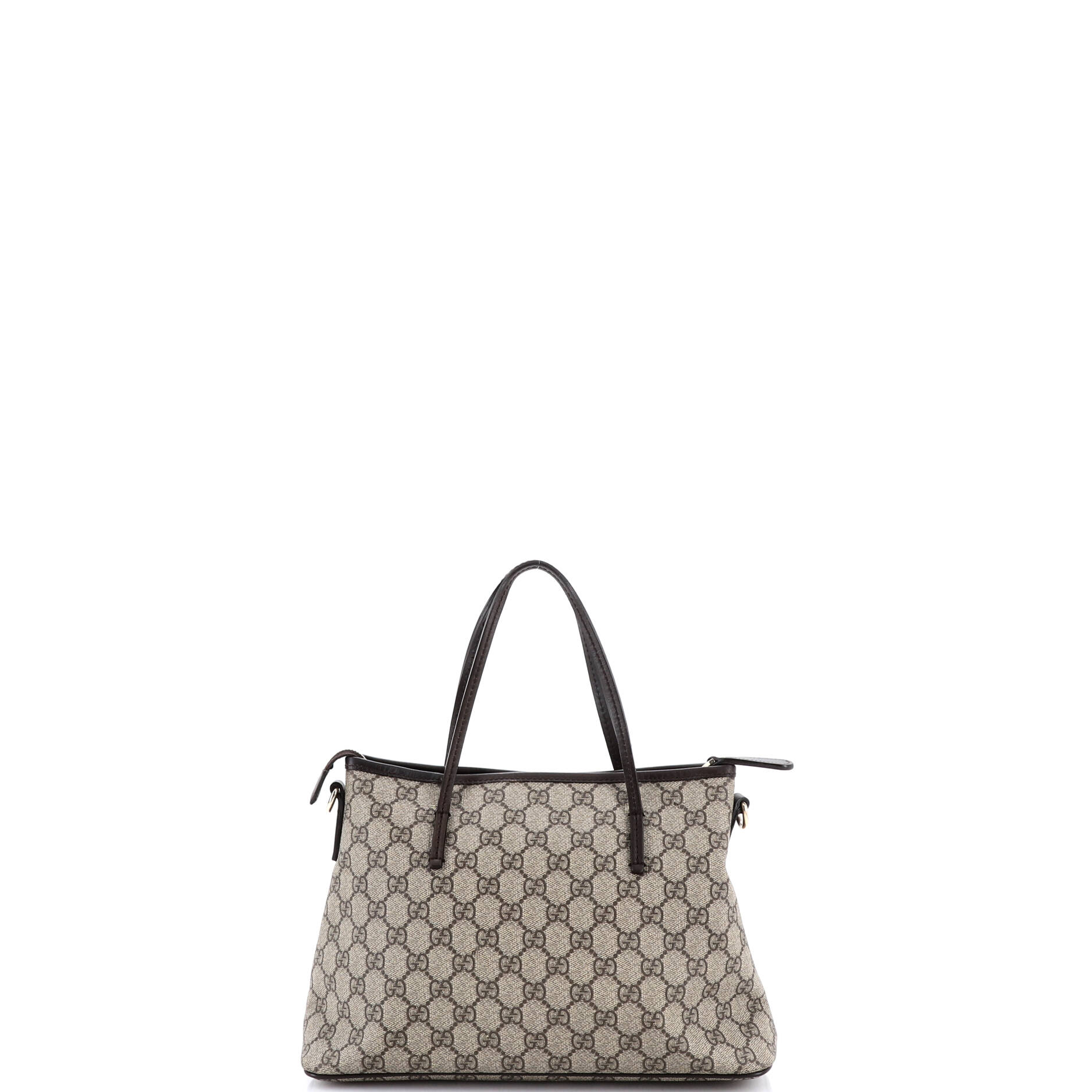 Convertible Zip Tote GG Coated Canvas with Leather Small