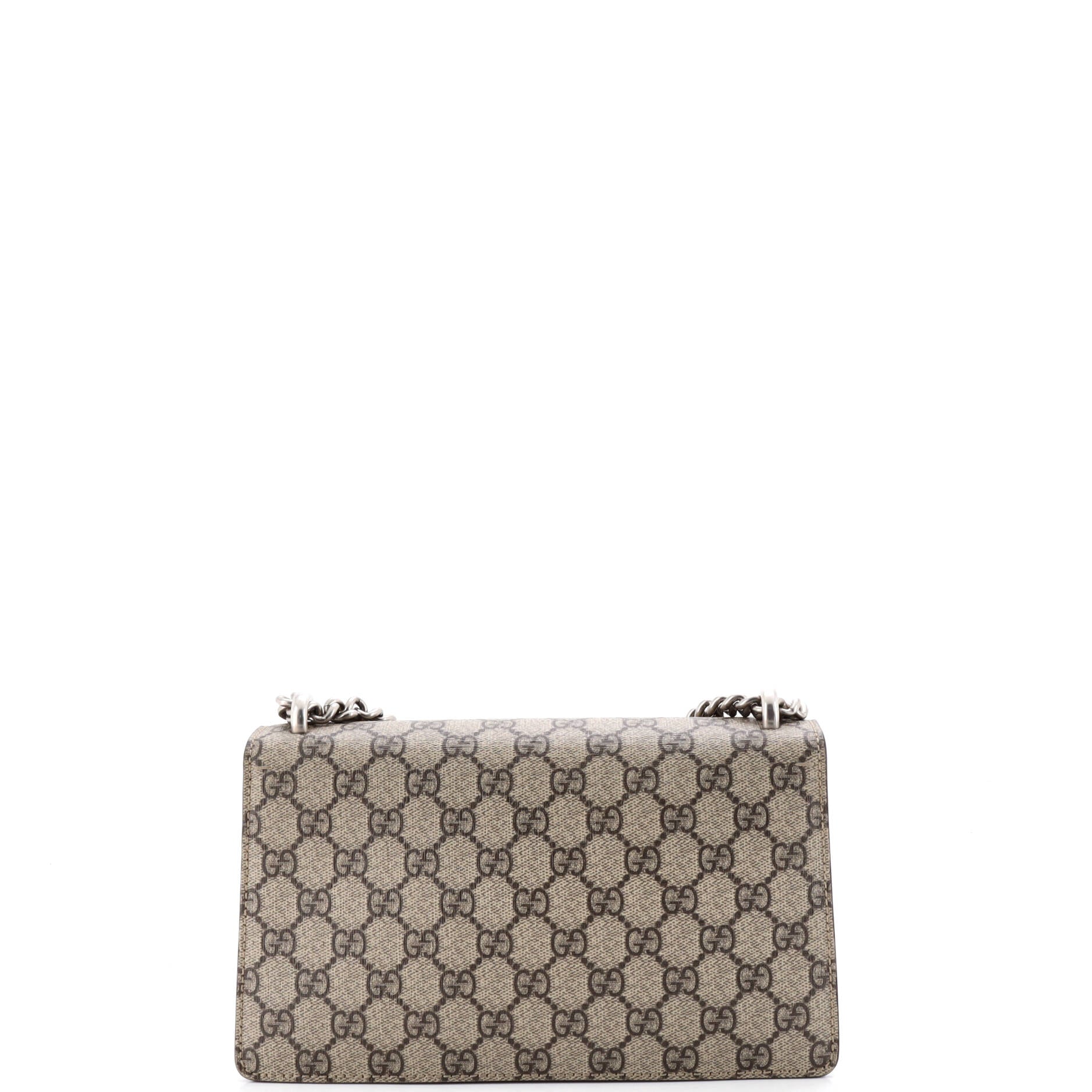 Dionysus Bag GG Coated Canvas with Crystal Embellished Metal Small