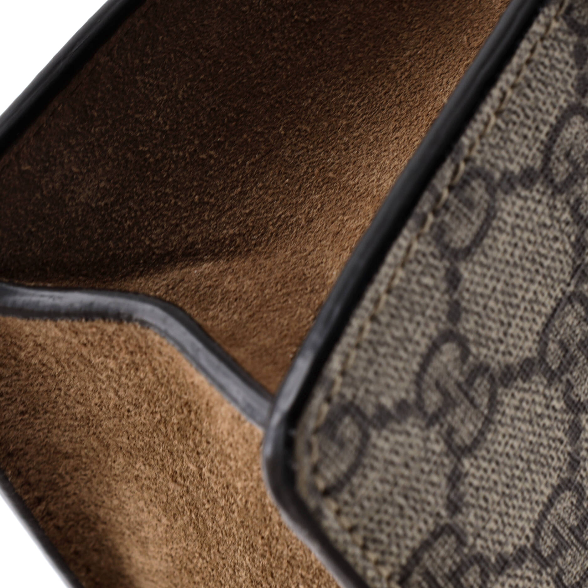Dionysus Bag GG Coated Canvas with Crystal Embellished Metal Small