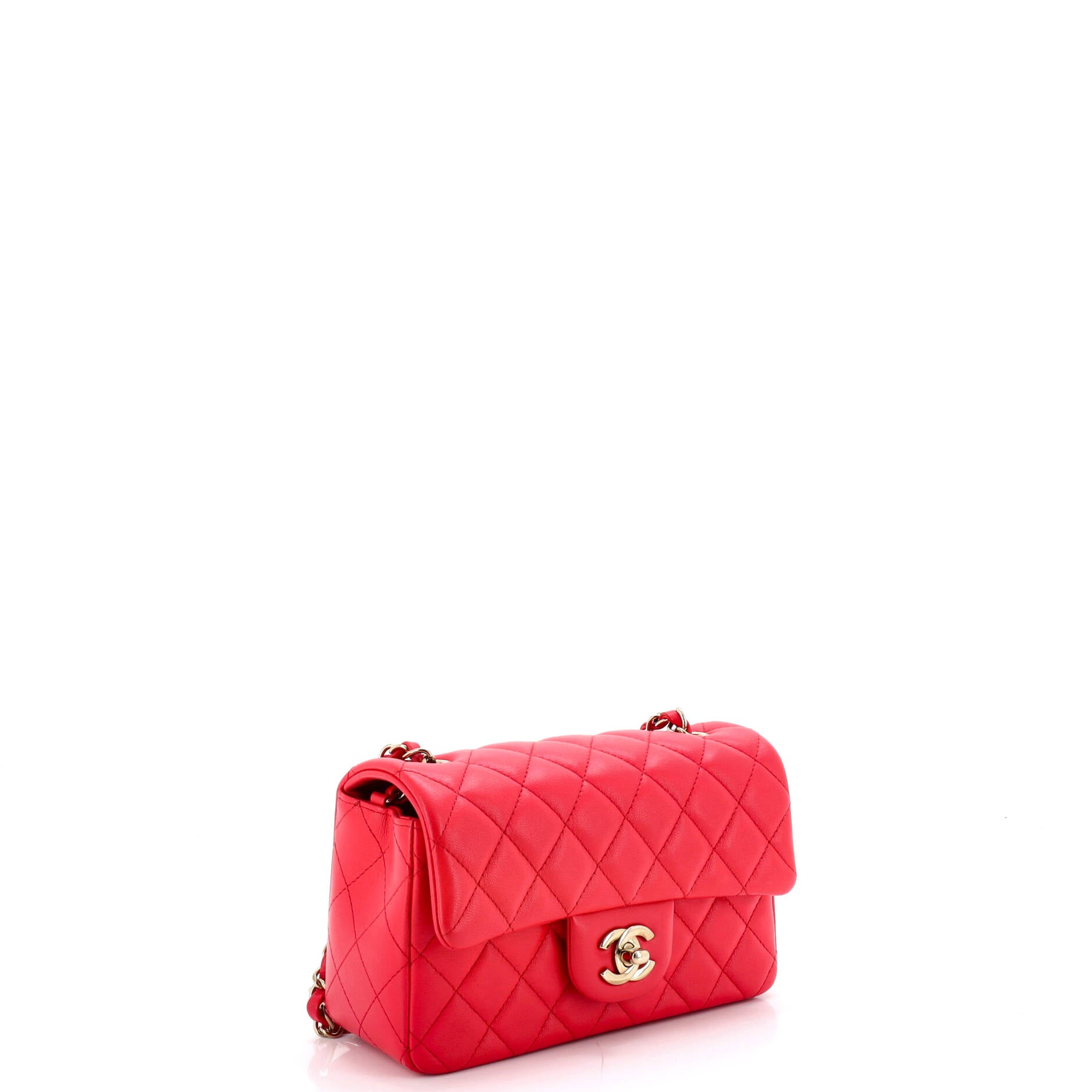 Classic Single Flap Bag Quilted Lambskin Mini