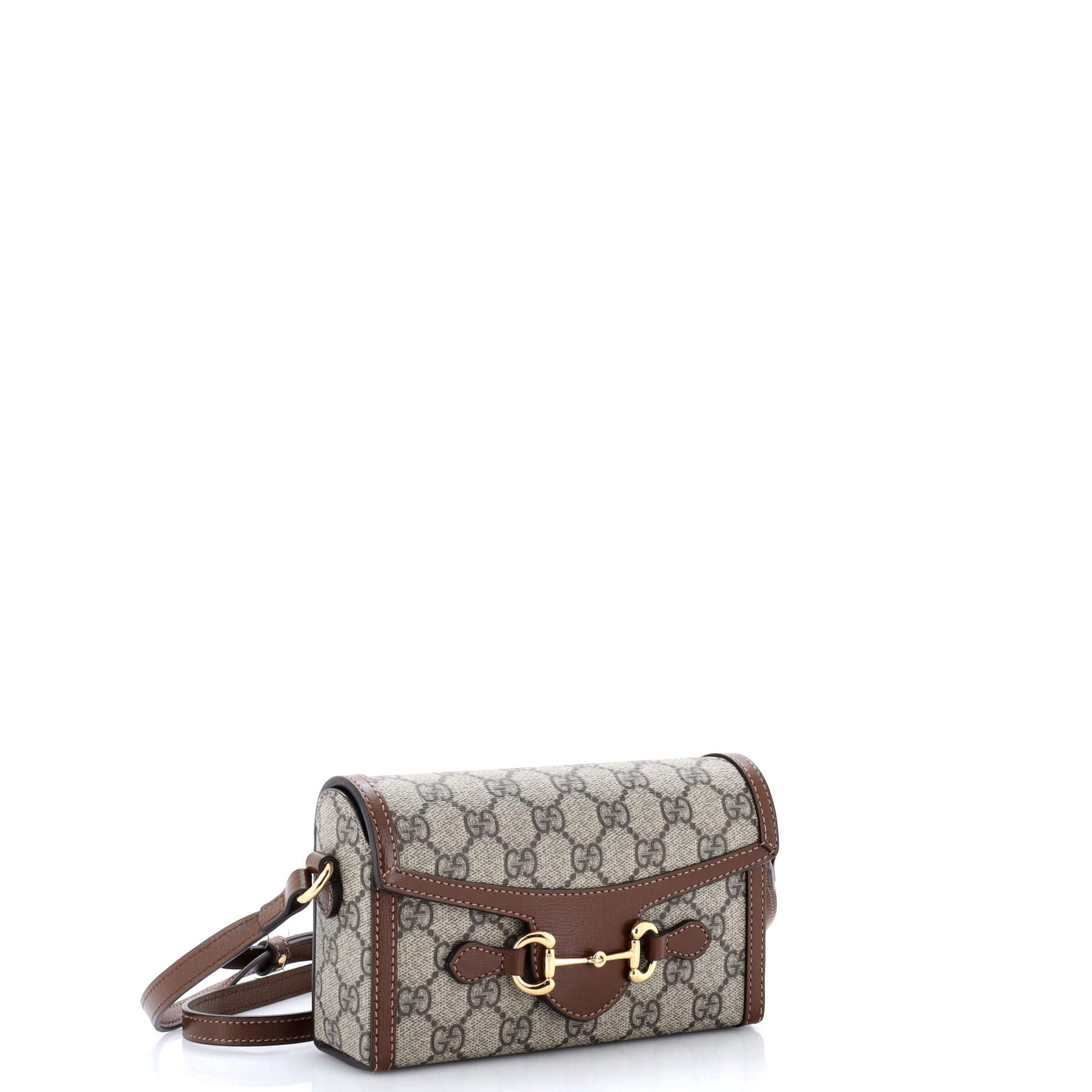 Horsebit 1955 Flap Crossbody Bag GG Coated Canvas Mini