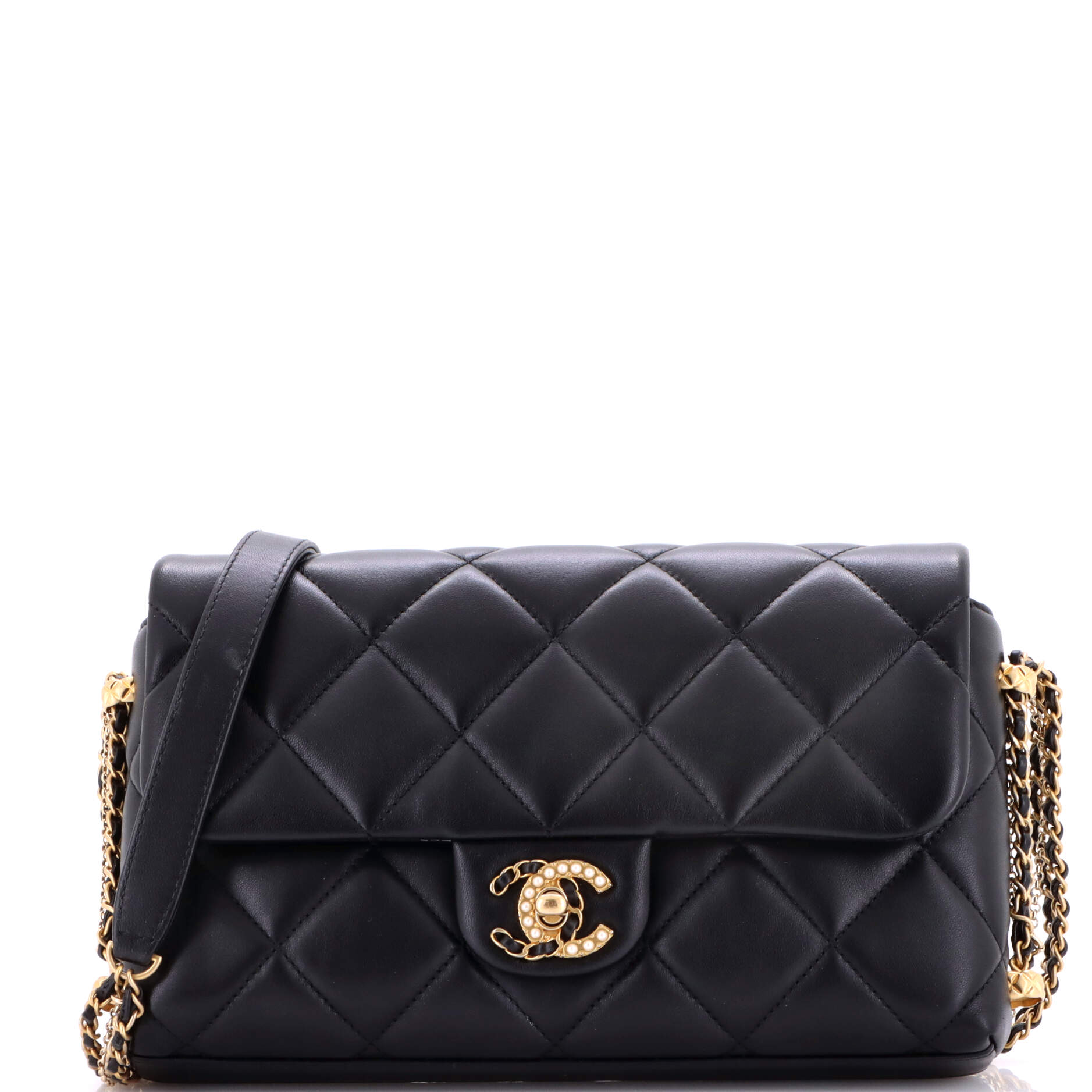Crush on Chains Flap Bag Quilted Lambskin Medium