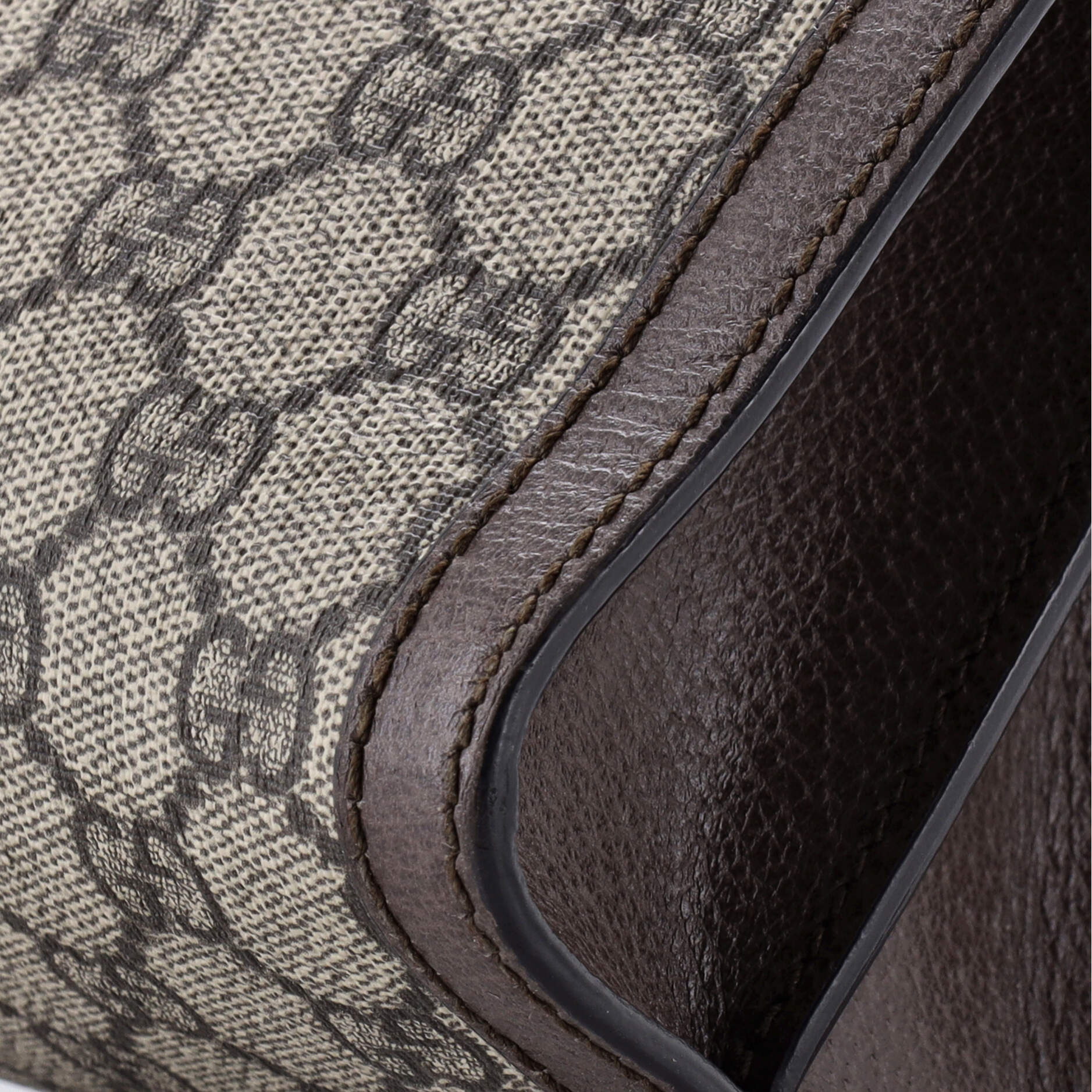 Ophidia Chain Shoulder Bag GG Coated Canvas Medium