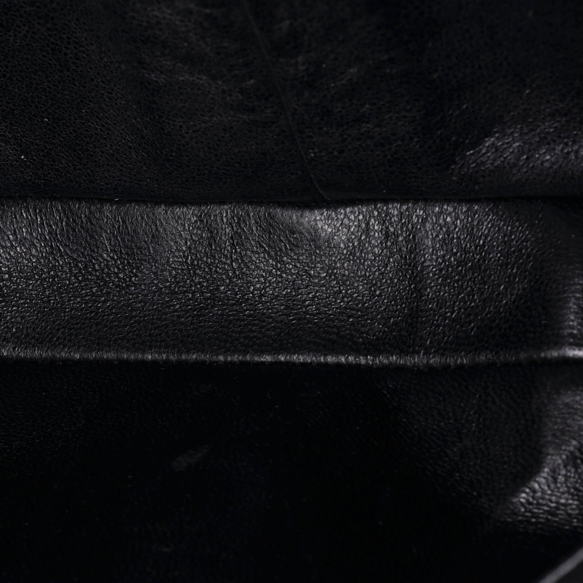 Reissue Flap Bag Quilted Jersey with Patent East West